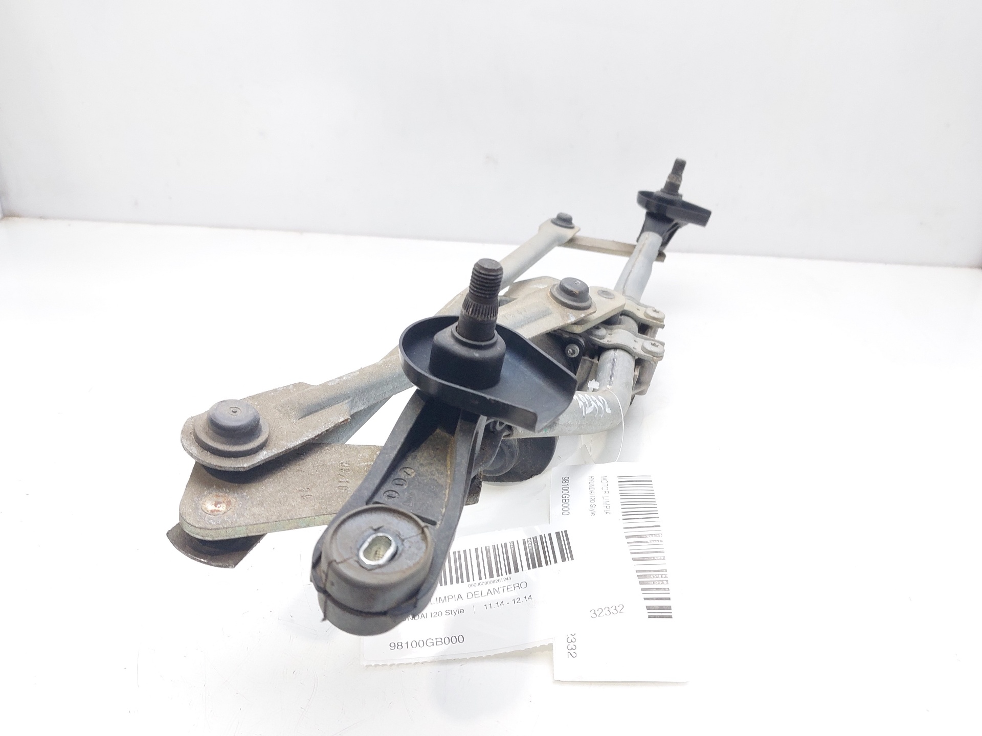 HYUNDAI i20 IB (2 generation) (2014-2020) Front Windshield Wiper Mechanism 98100GB000 24142056