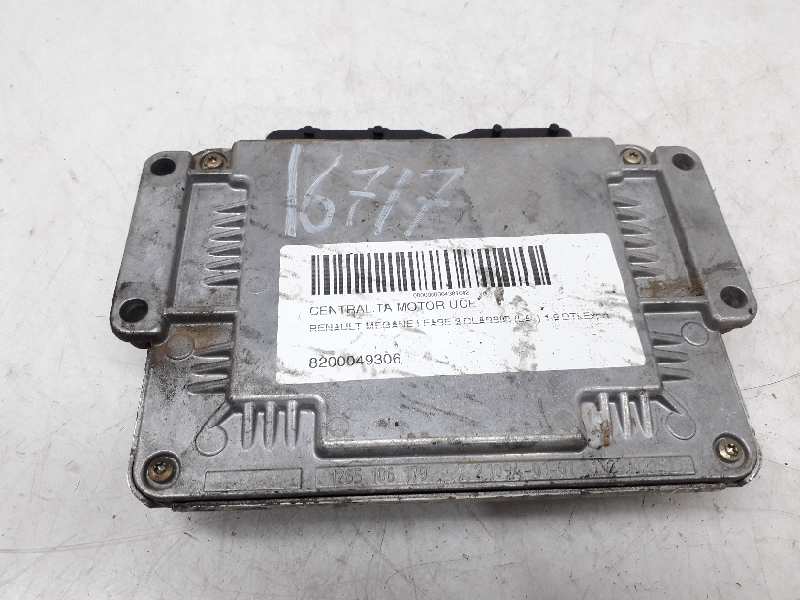 RENAULT Megane 2 generation (2002-2012) Engine Control Unit ECU 8200049306 20185356