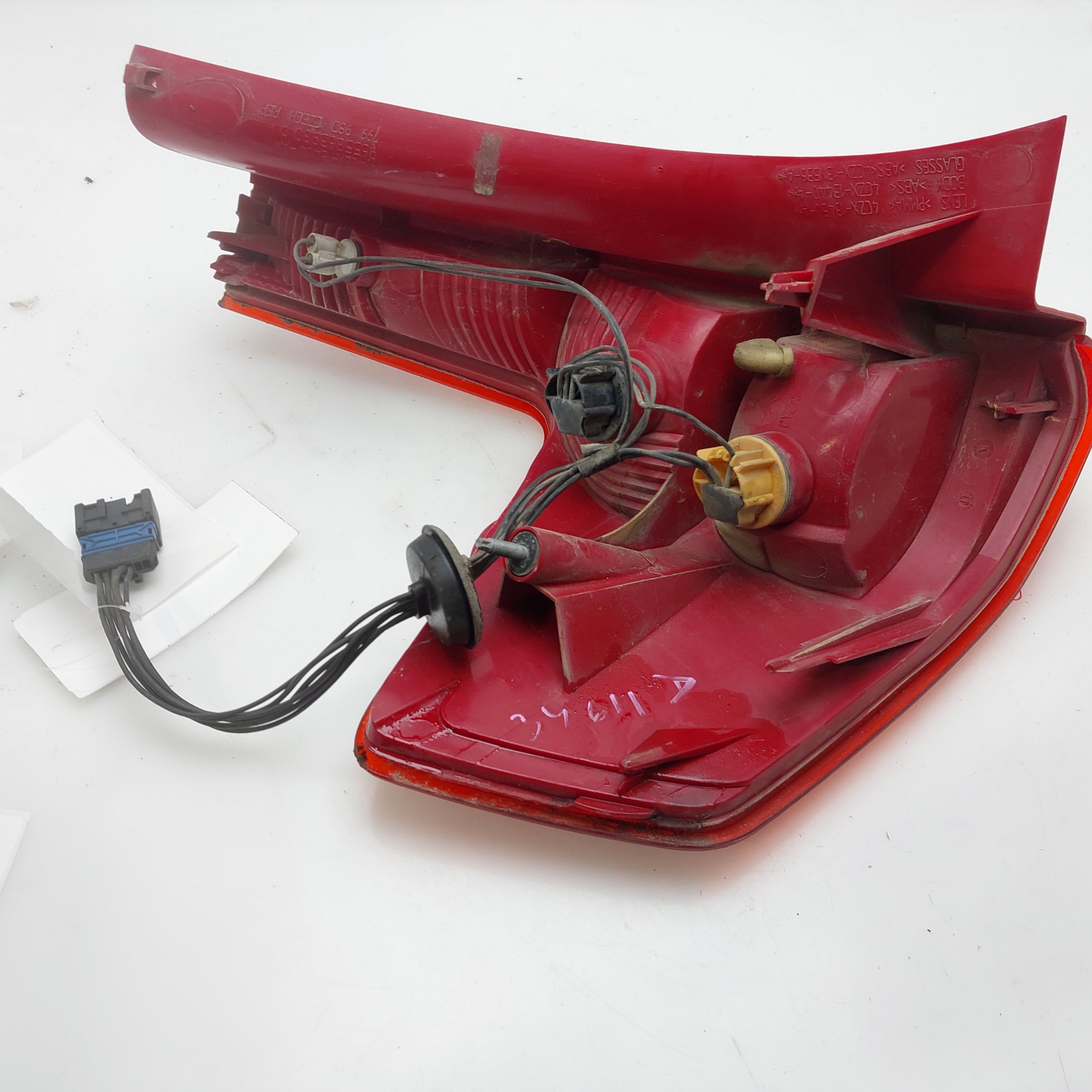 CITROËN C4 1 generation (2004-2011) Rear Right Taillight Lamp 9655863980 25209435