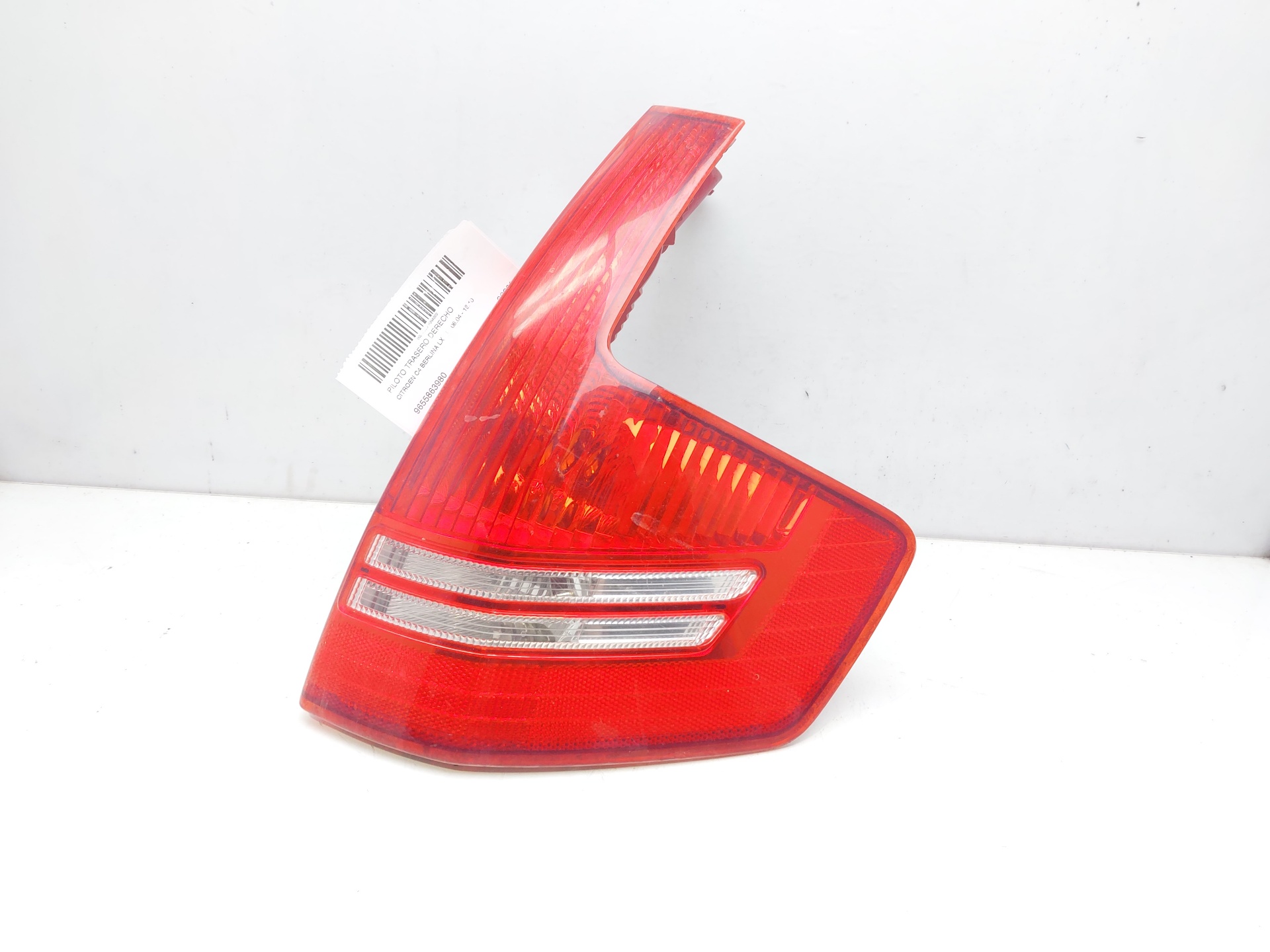 CITROËN C4 1 generation (2004-2011) Rear Right Taillight Lamp 9655863980 23032490