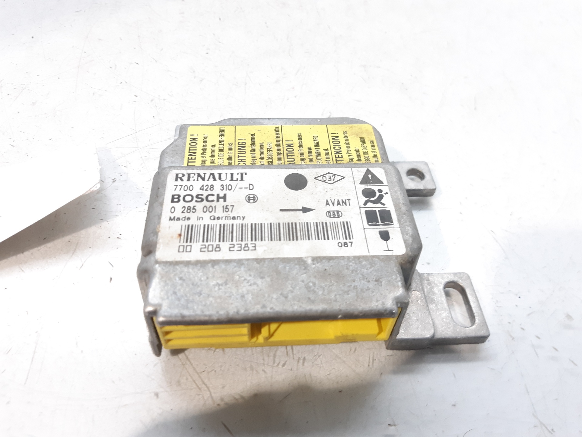 RENAULT Clio 2 generation (1998-2013) SRS vadības bloks 7700428310D 22286627