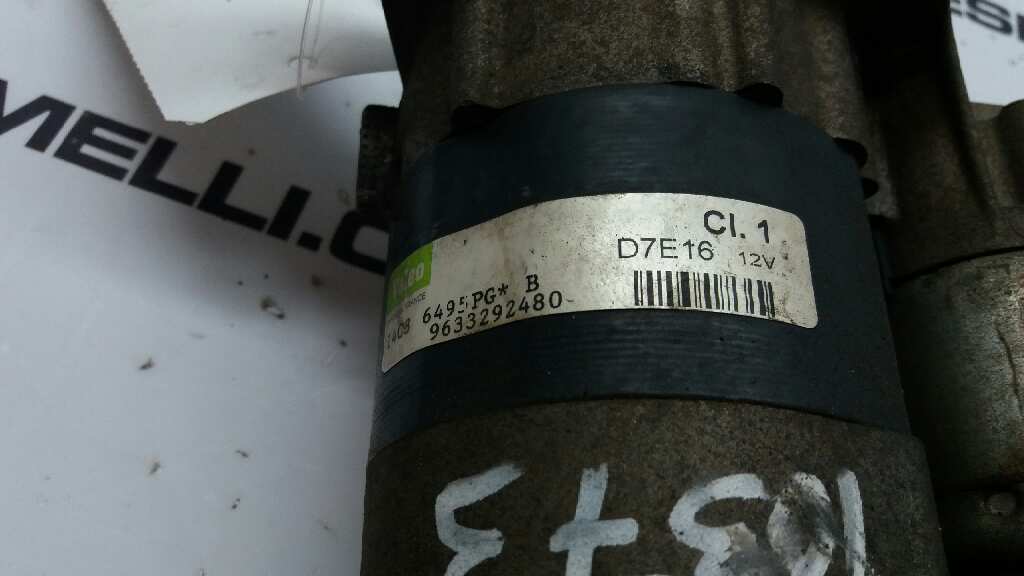 CITROËN C3 1 generation (2002-2010) Starter Motor 9633292480 20168429