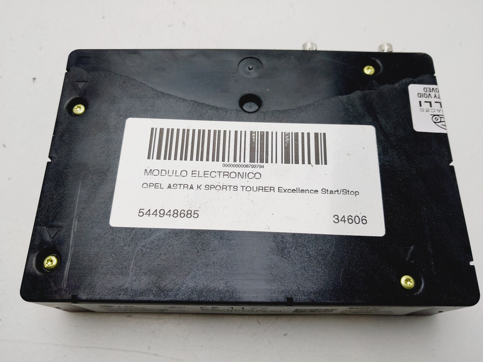 OPEL Astra K (2015-2021) Other Control Units 544948685 25712437