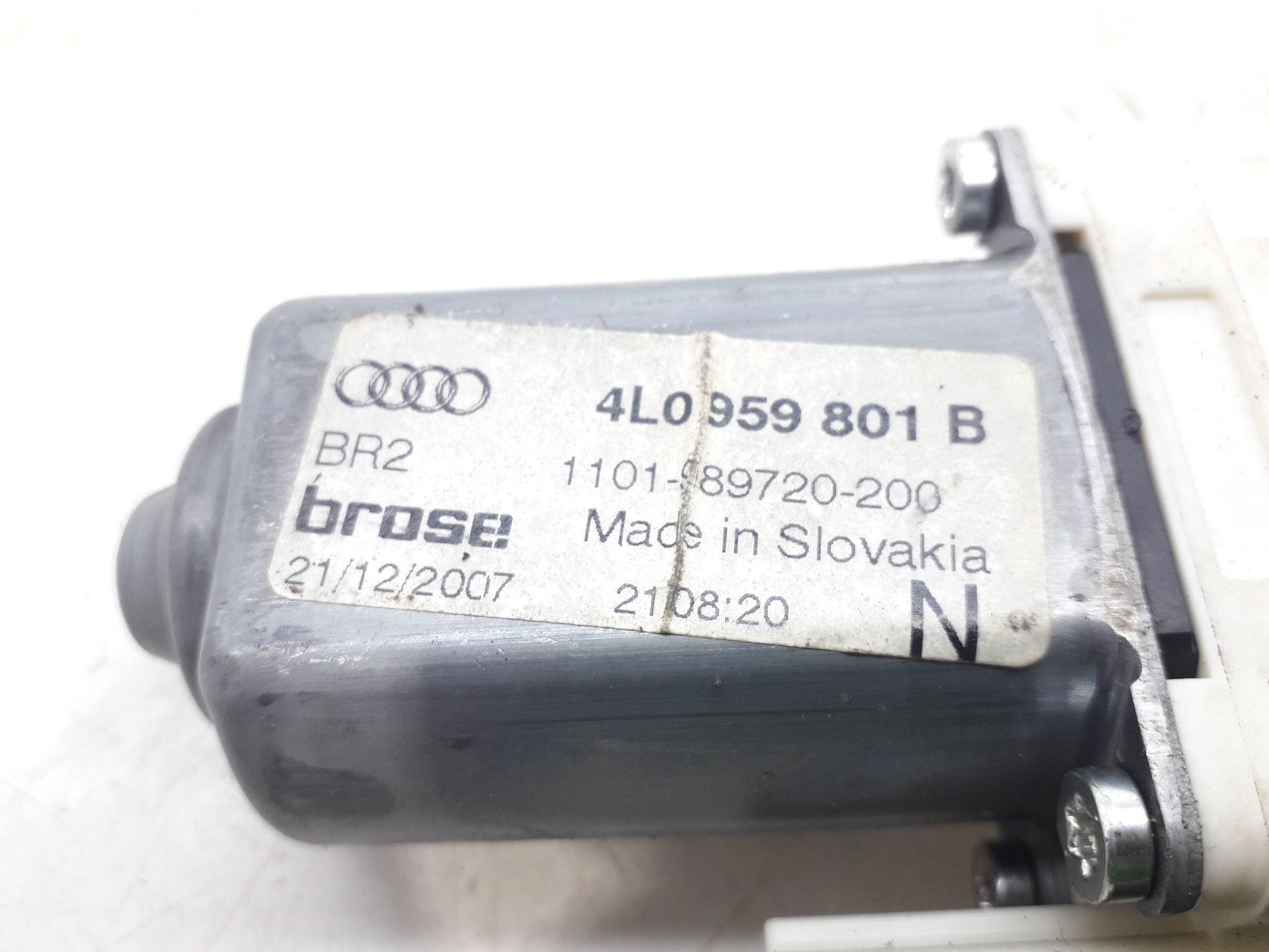 DODGE Q7 4L (2005-2015) Front Left Door Window Regulator Motor 4L0959801B 20789061