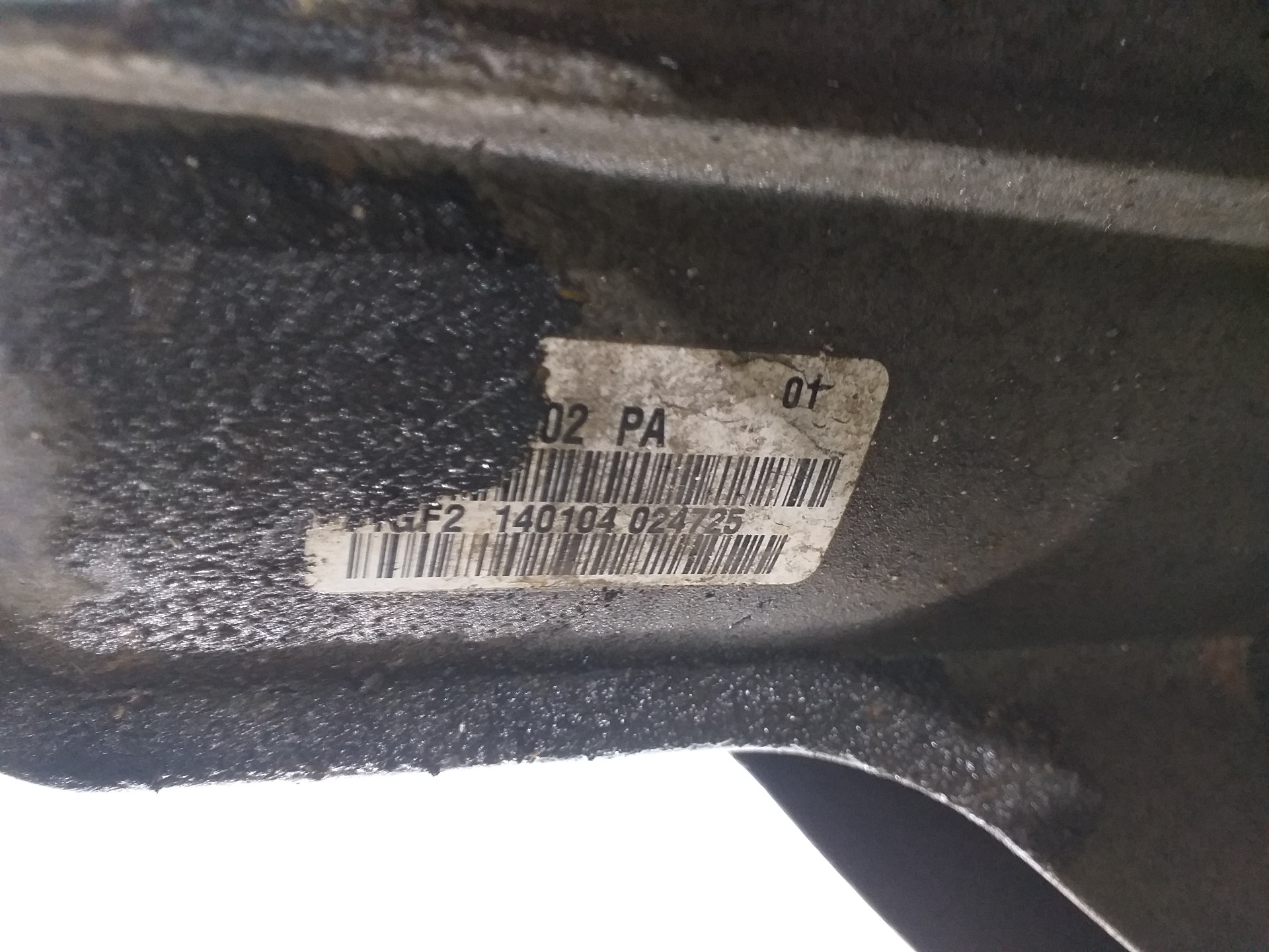 FORD Transit Gearbox 2S4R7002PA 18646598