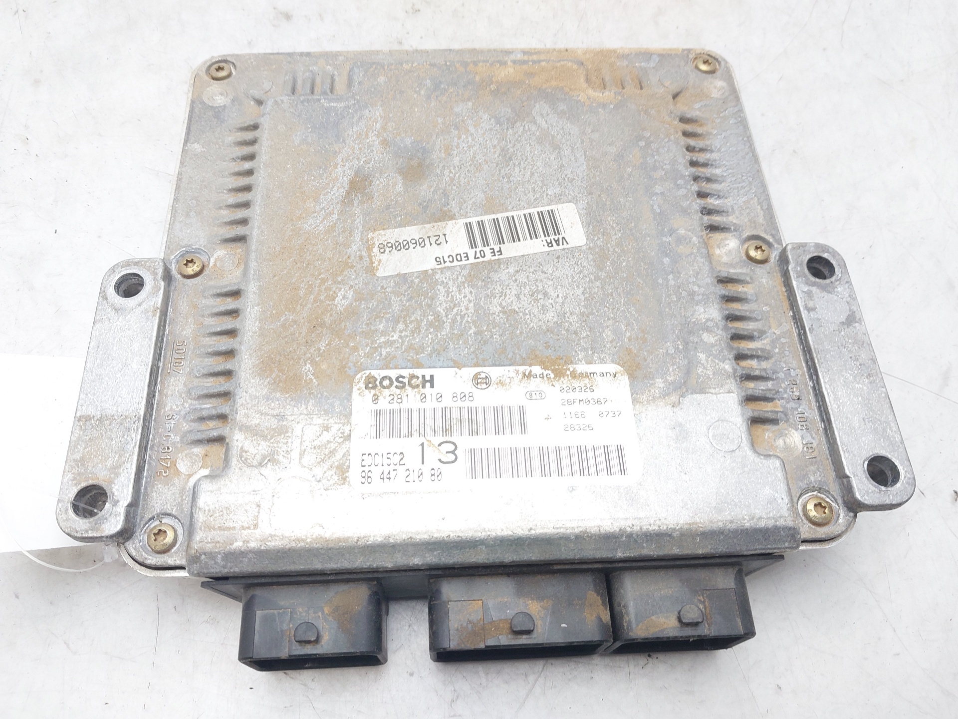 CITROËN C5 1 generation (2001-2008) Engine Control Unit ECU 9644721080 23015038