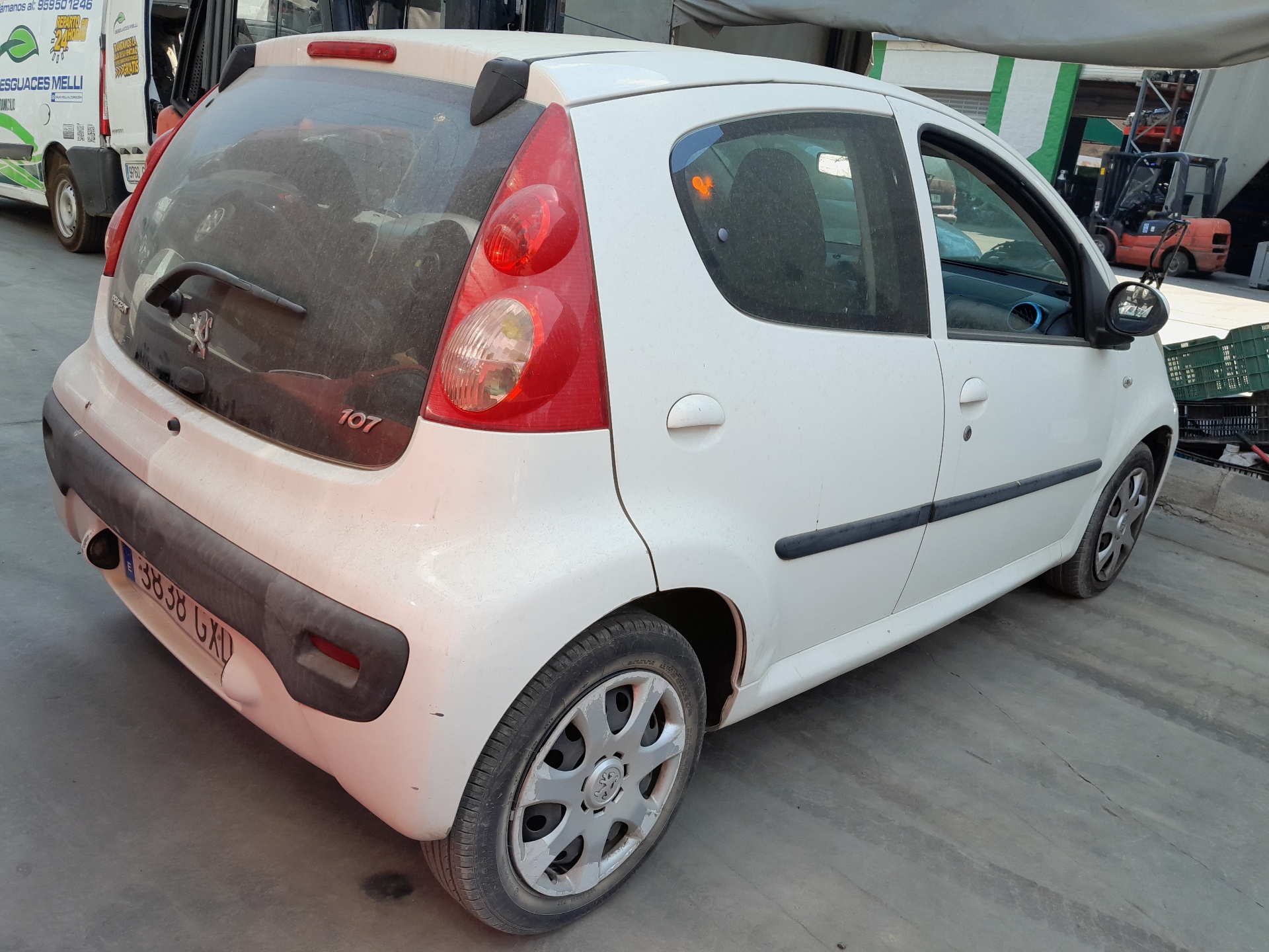 PEUGEOT 107 Peugeot 107 (2005-2014) Elülső ablaktörlő szerkezet 6405HT 21693157