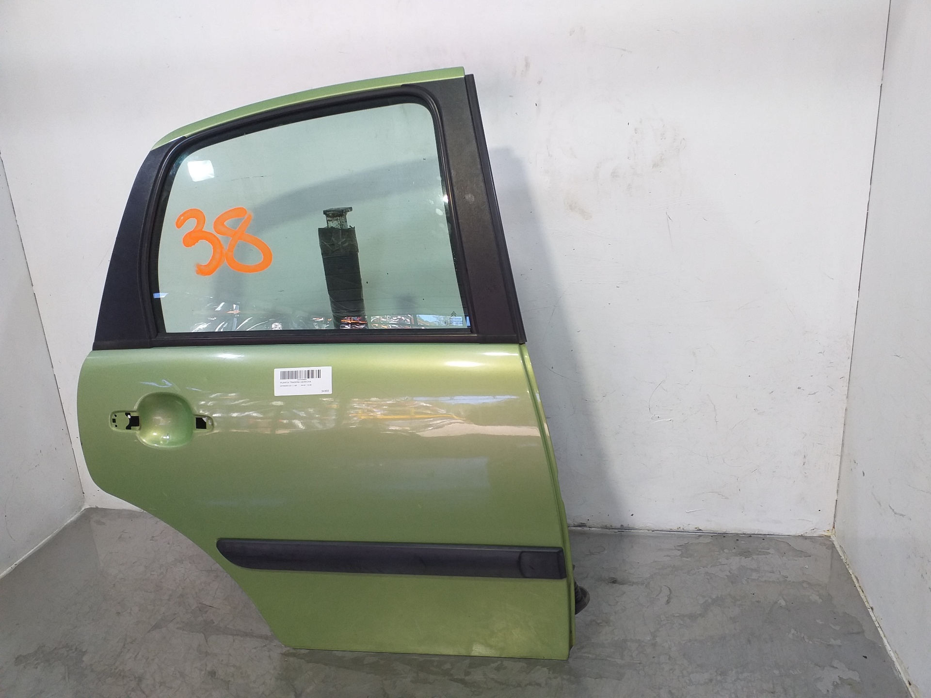 CITROËN C3 1 generation (2002-2010) Rear Right Door 9008Q5 24285559