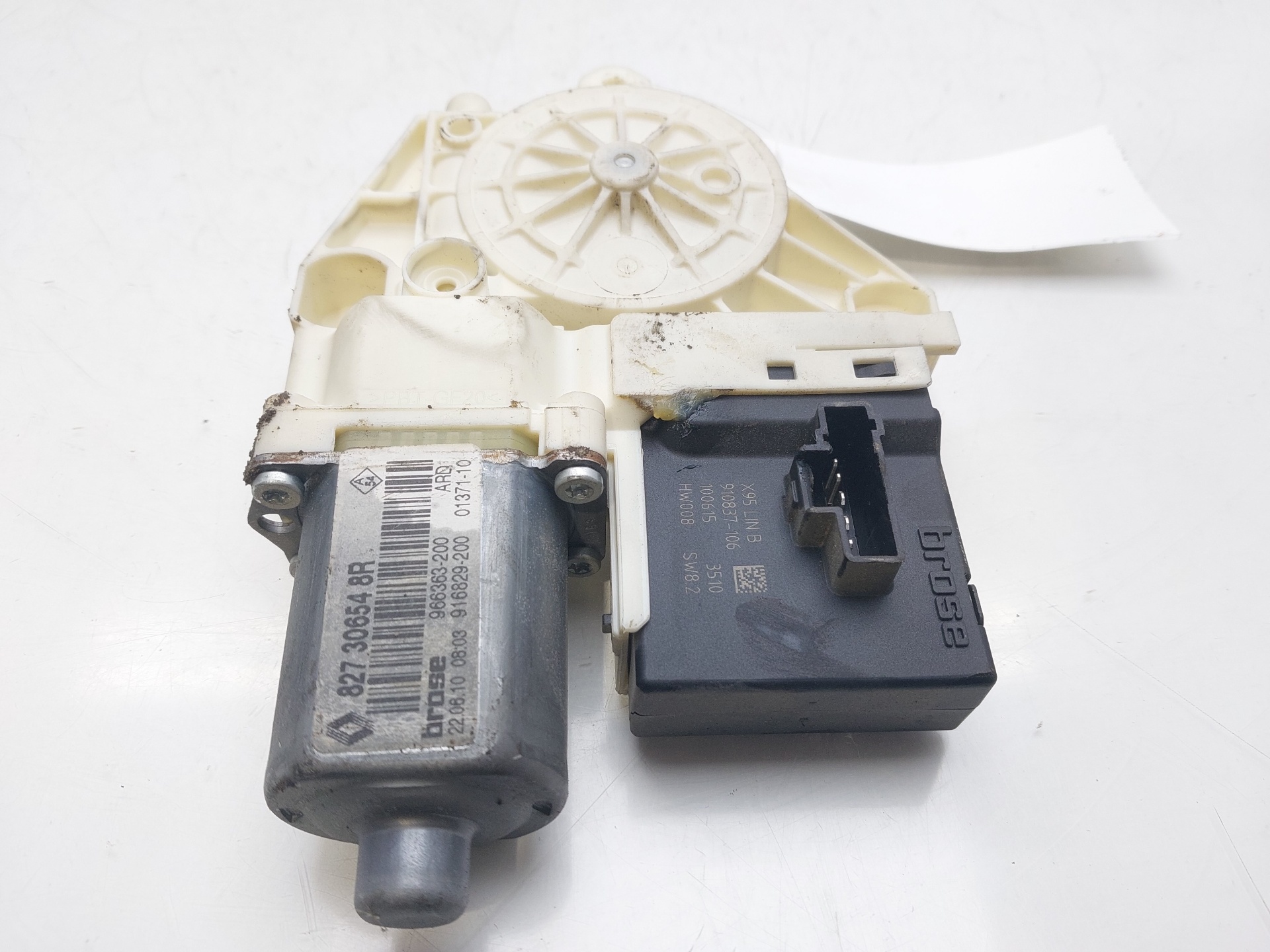 VAUXHALL Megane 3 generation (2008-2020) Rear Right Door Window Control Motor 827306548R 20793680