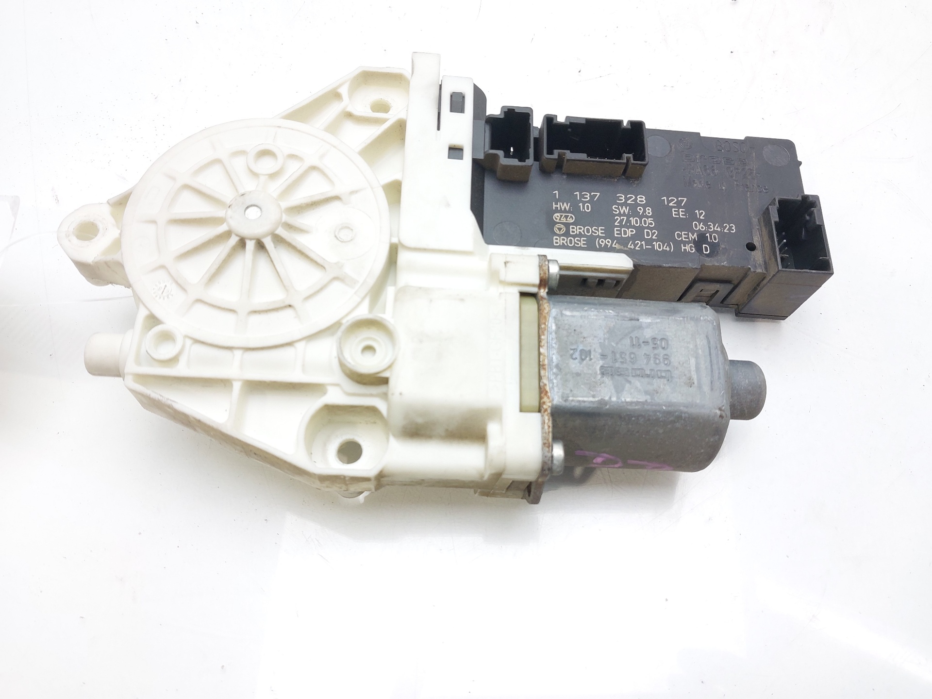 PEUGEOT 407 1 generation (2004-2010) Moteur de commande de vitre de porte avant droite 994651102 20565981