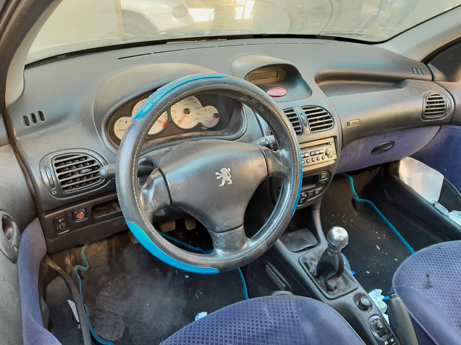 PEUGEOT 206 1 generation (1998-2009) Höger sidospegel 96480957XT 21455484