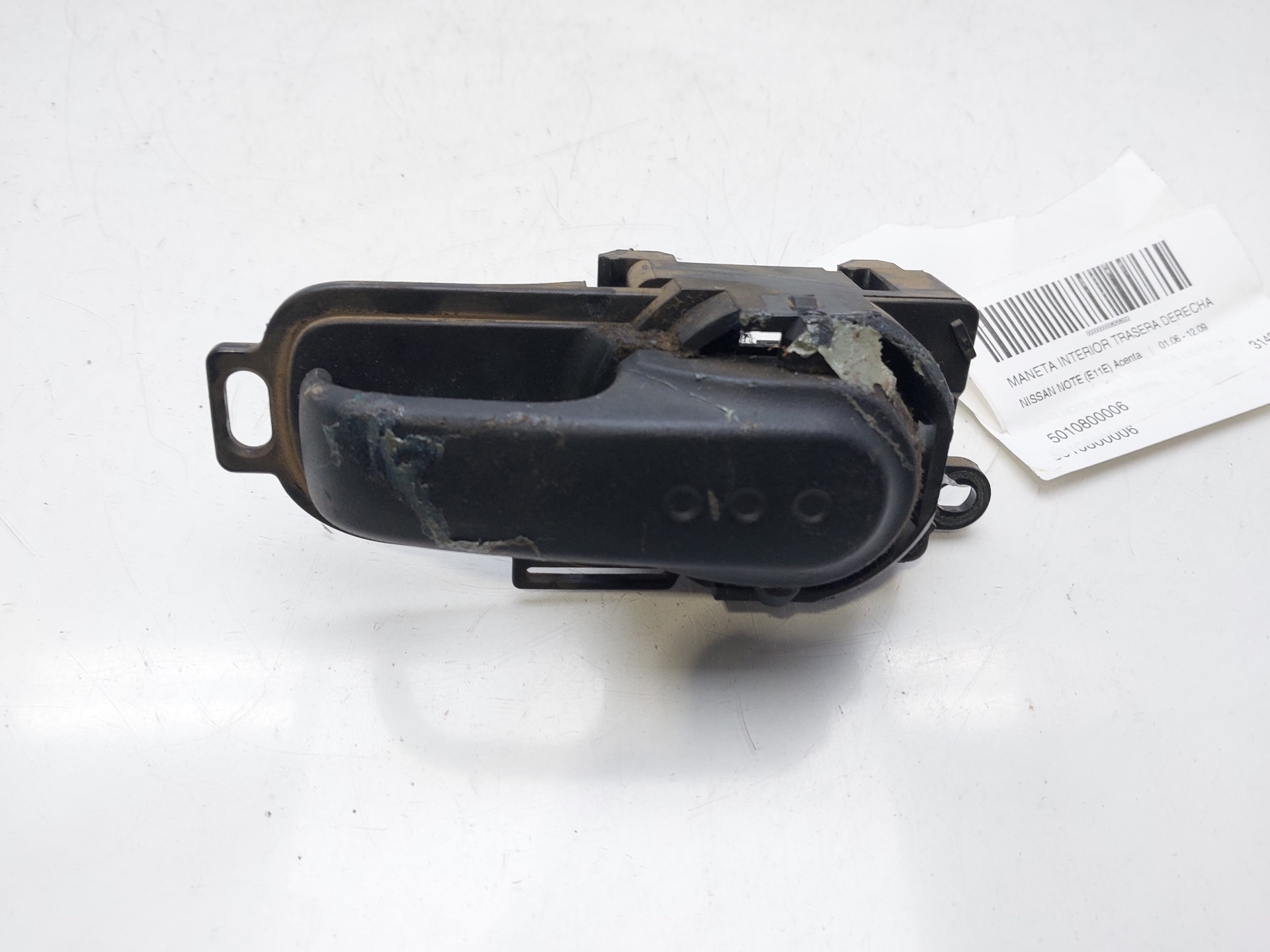 NISSAN Note 1 generation (2005-2014) Right Rear Internal Opening Handle 5010800006 22341965