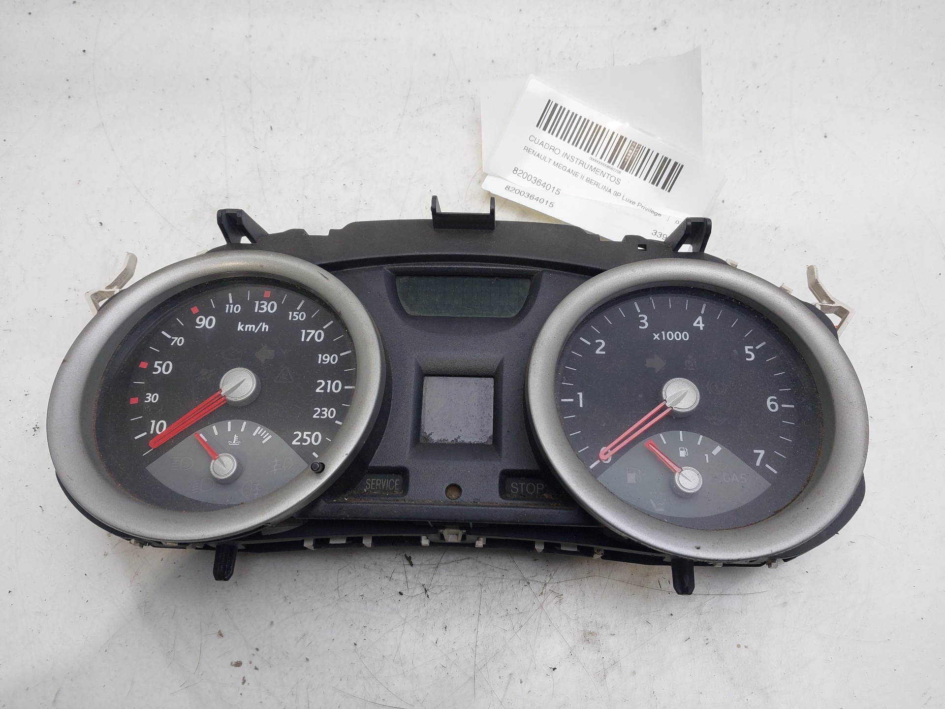 VAUXHALL Speedometer 8200364015 27353936