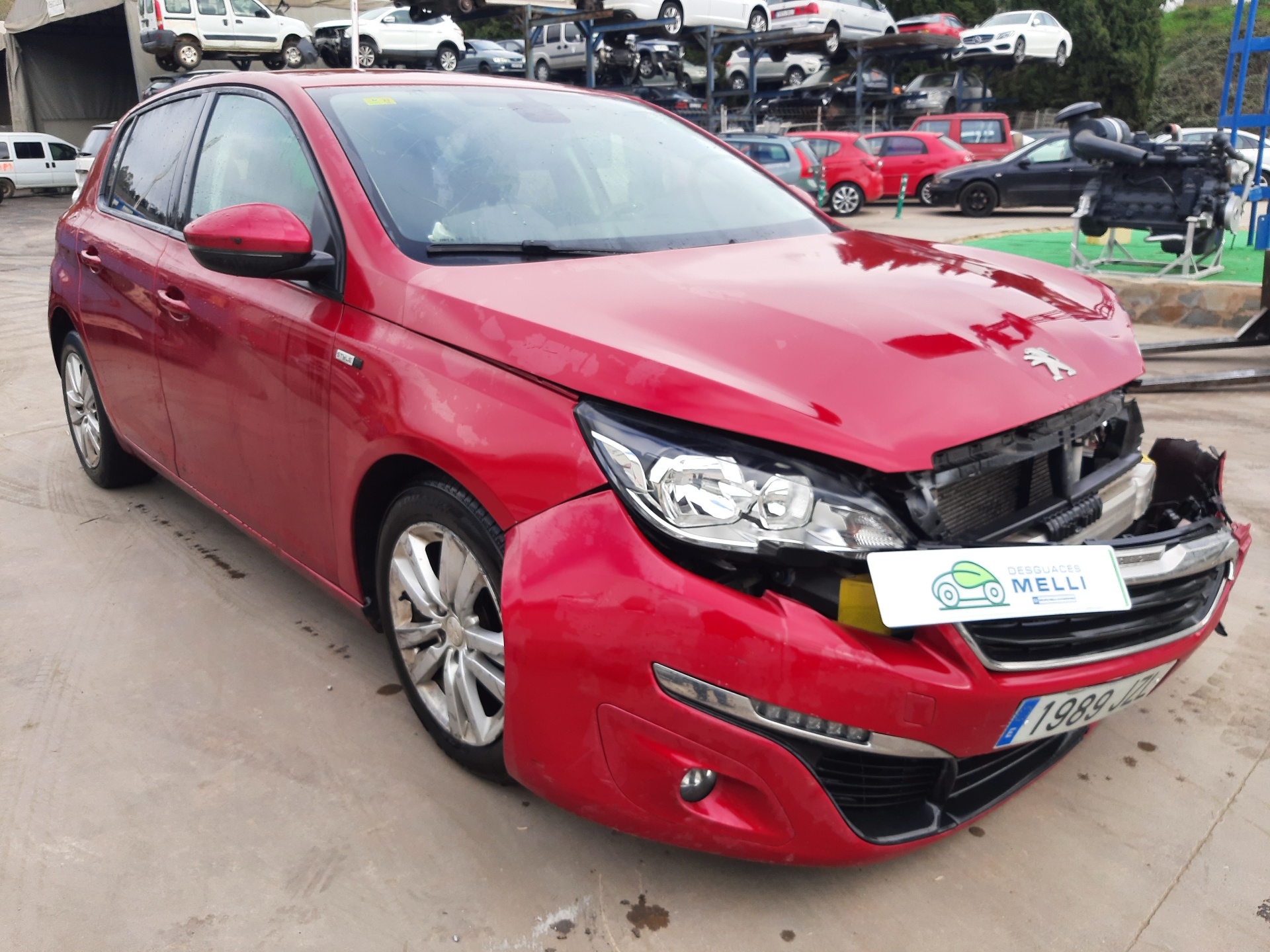 PEUGEOT 308 T9 (2013-2021) Mâner exterior al ușii din stânga față 9802977380 23056424