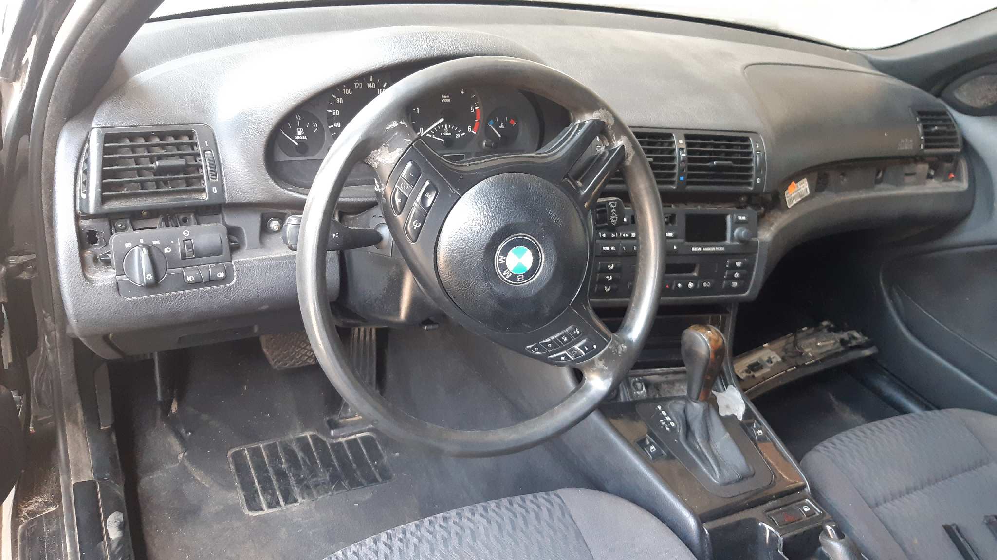 BMW 3 Series E46 (1997-2006) Priekinių kairių durų stiklo pakelėjas 8362063 24883681