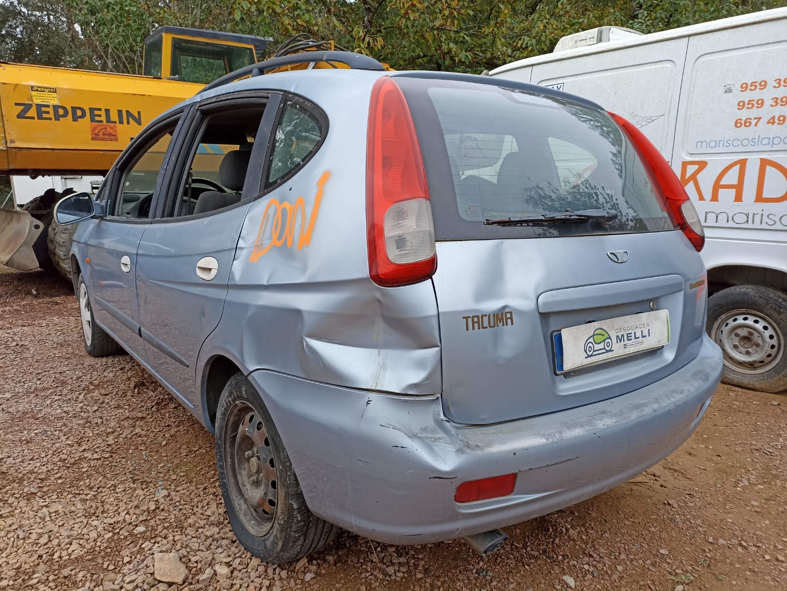 DAEWOO Rezzo KLAU (2000-2020) A hátsó lökhárító egyéb részei 0322001204 24117798