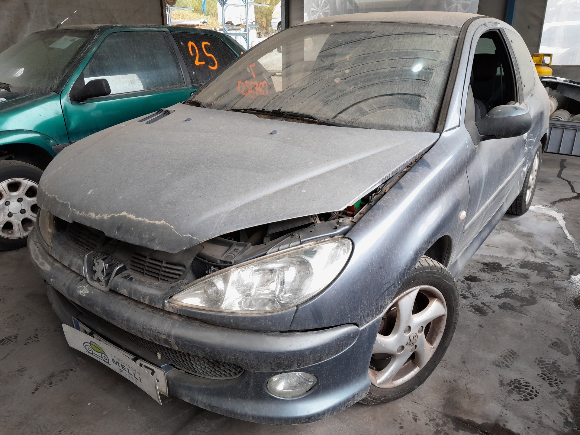 PEUGEOT 206 1 generation (1998-2009) Hátsó lökhárító 7013L0 22457568