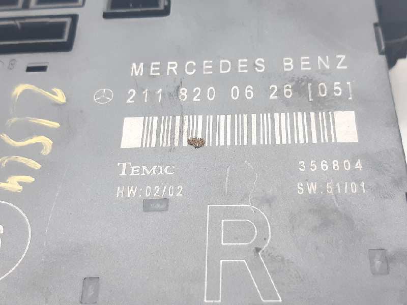 MERCEDES-BENZ E-Class W211/S211 (2002-2009) Autres unités de contrôle 2118200626 18585858