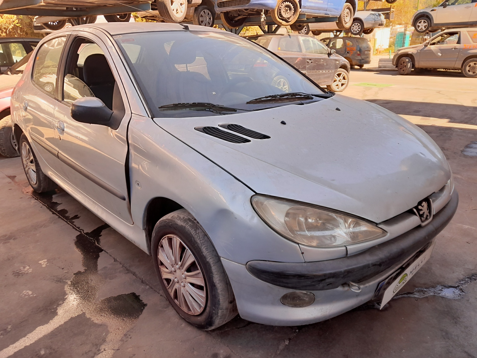 PEUGEOT 206 1 generation (1998-2009) Höger sidospegel 96480957XT 21455484