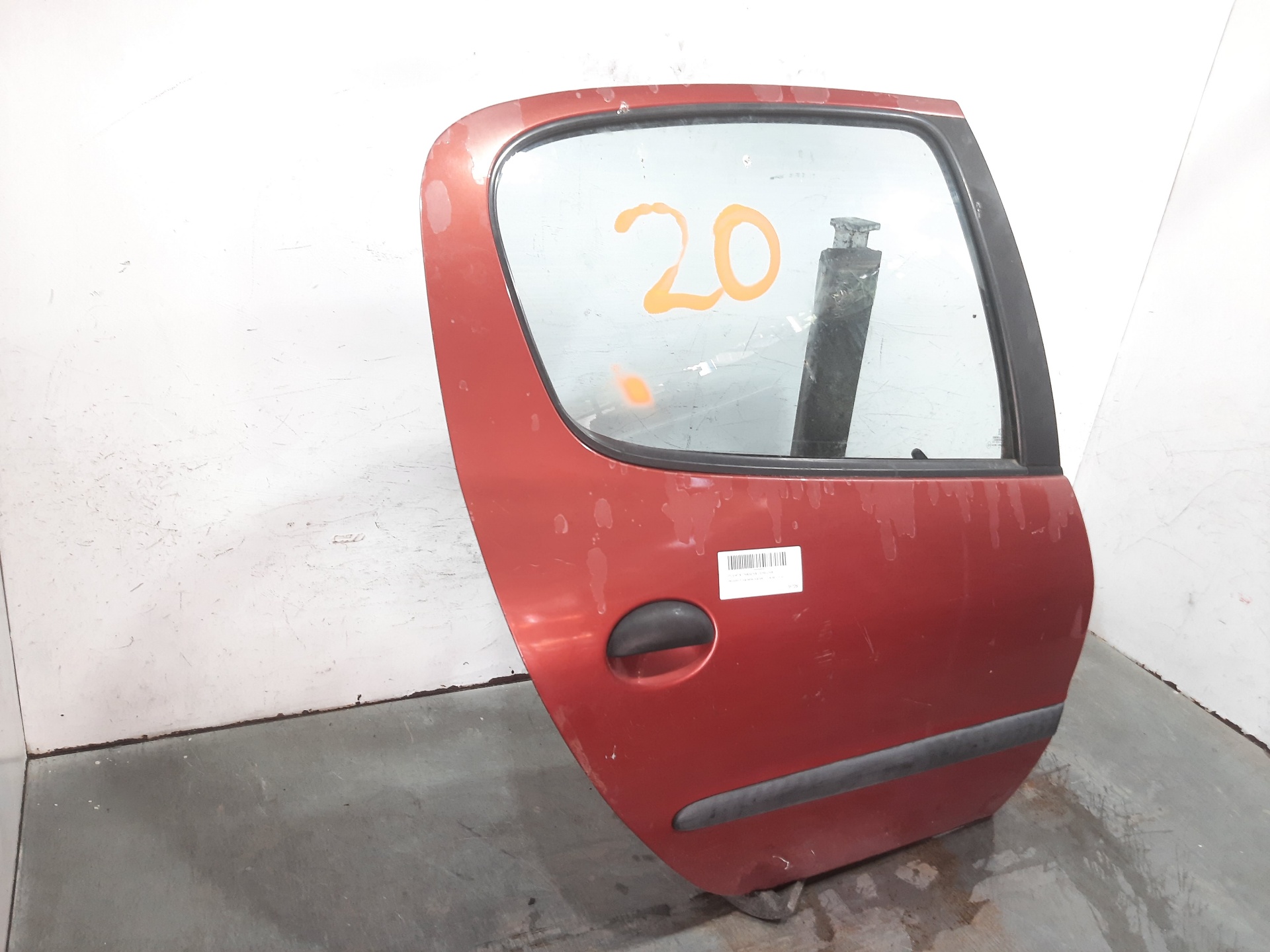 PEUGEOT 206 1 generation (1998-2009) Rear Right Door 9008A5 22338304