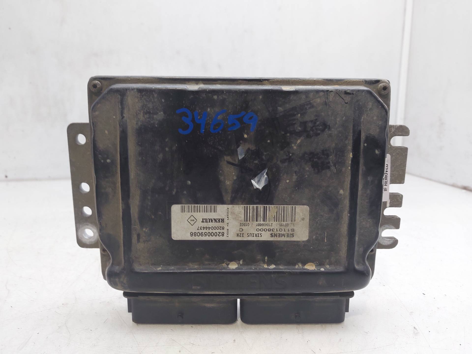 SAAB Megane 2 generation (2002-2012) Engine Control Unit ECU 8200059086 25224337