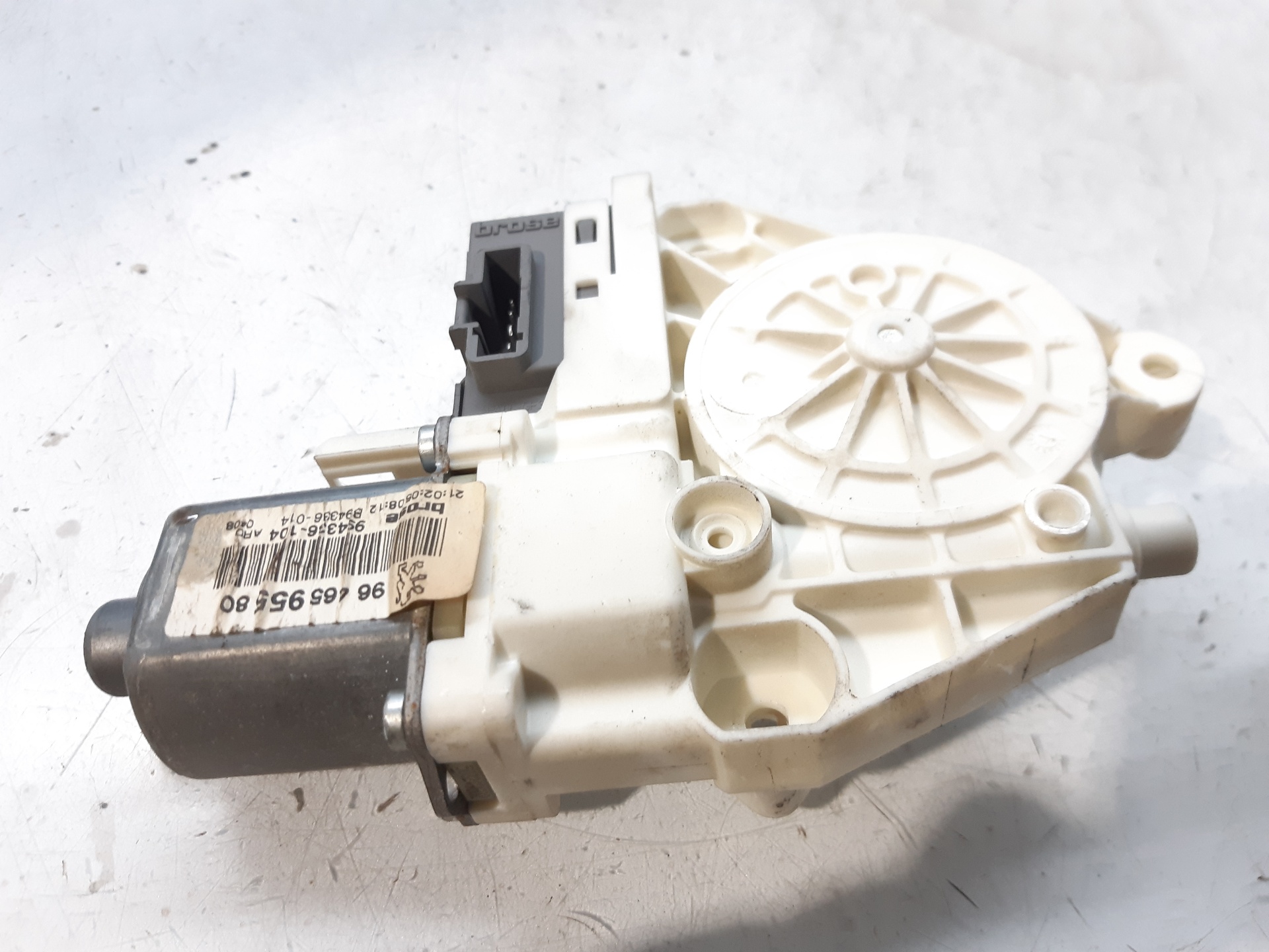 PEUGEOT 407 1 generation (2004-2010) Motor de control geam ușă  dreapta spate 9646595580 18776224