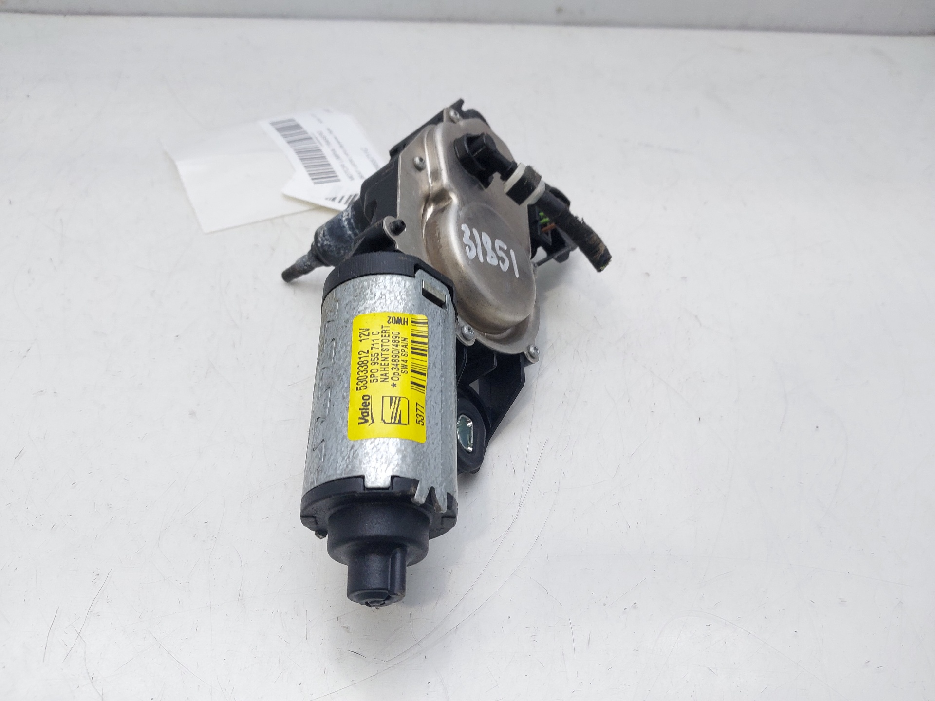 SEAT Leon 2 generation (2005-2012) Tailgate  Window Wiper Motor 5P0955711C 21086937