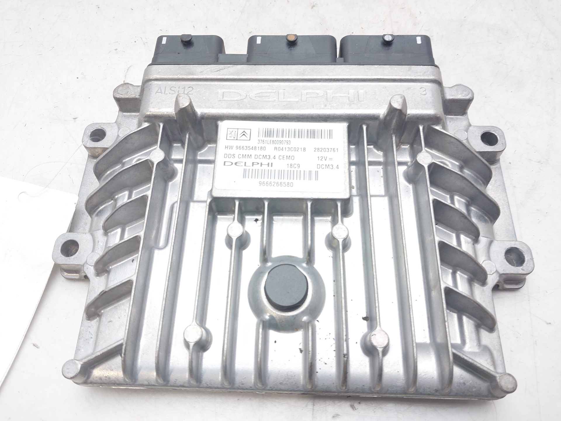 CITROËN C5 2 generation (2008-2017) Блок керування двигуном ECU 9663548180 20793174