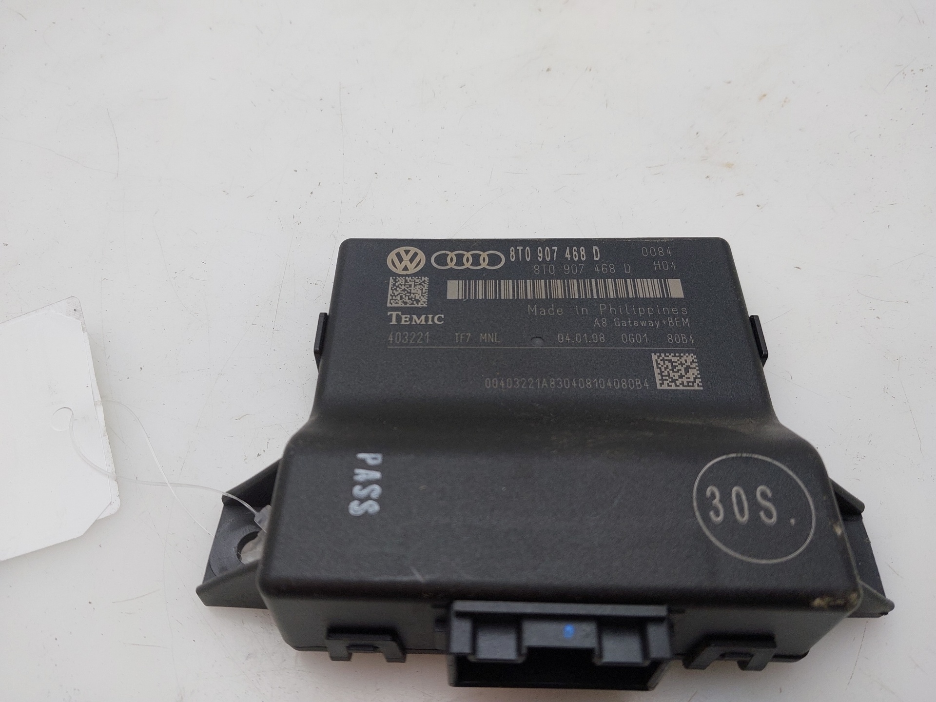 AUDI A4 B8/8K (2011-2016) Other Control Units 8T0907468D 23822791