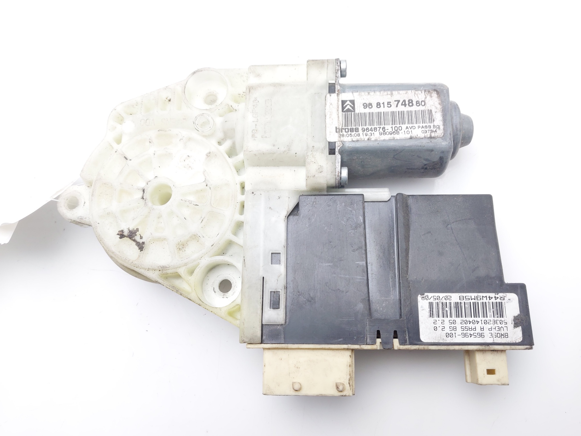 CITROËN C4 1 generation (2004-2011) Front Right Door Window Control Motor 9681574880 24149808