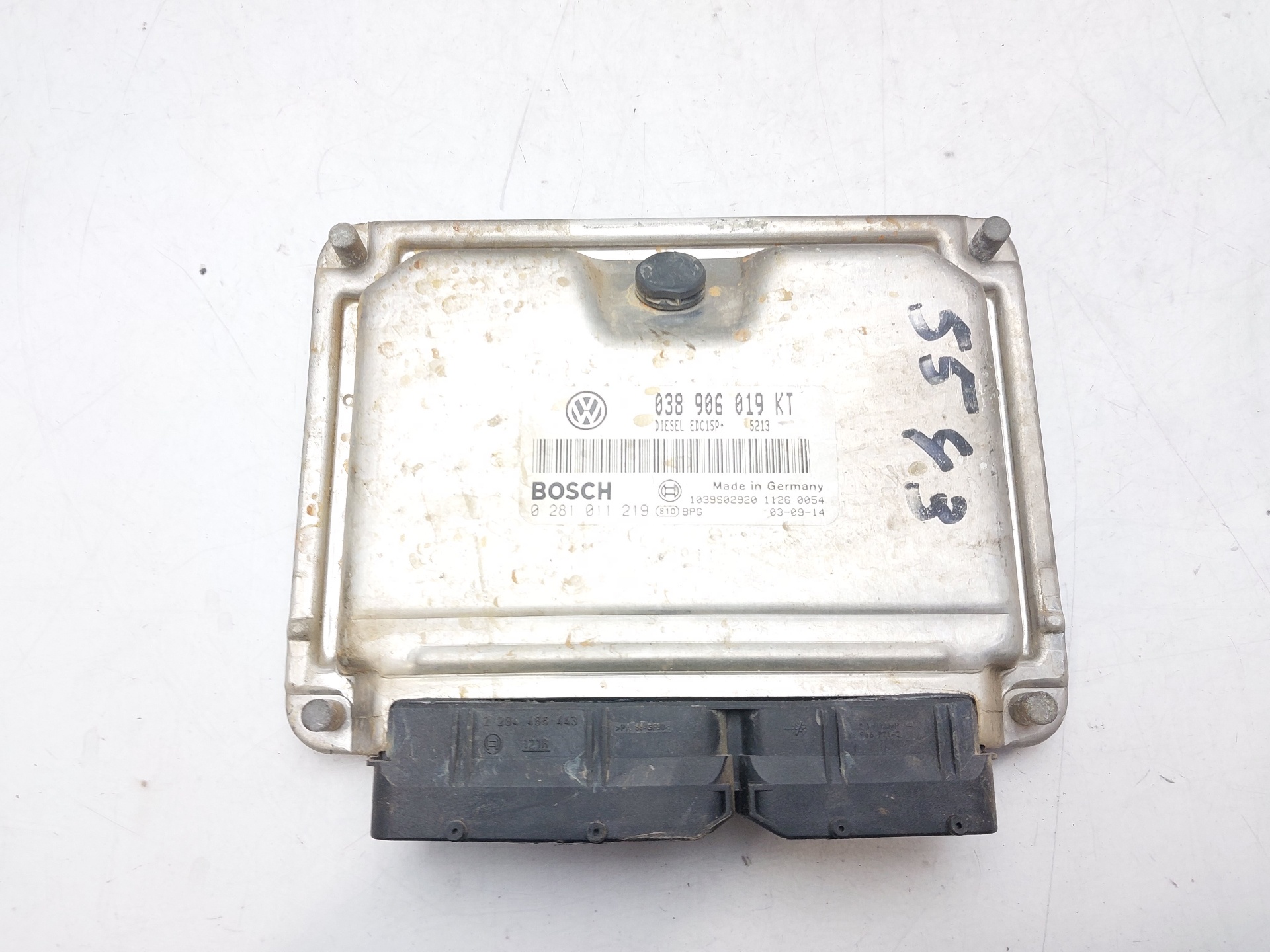 SEAT Cordoba 2 generation (1999-2009) Engine Control Unit ECU 038906019KT 23015465