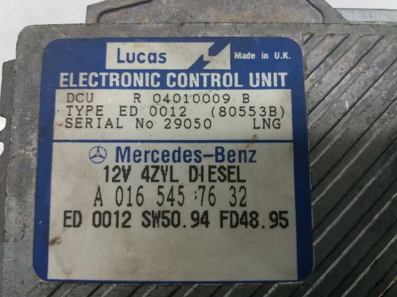 MERCEDES-BENZ C-Class W202/S202 (1993-2001) Variklio kompiuteris A0165457632 20183138