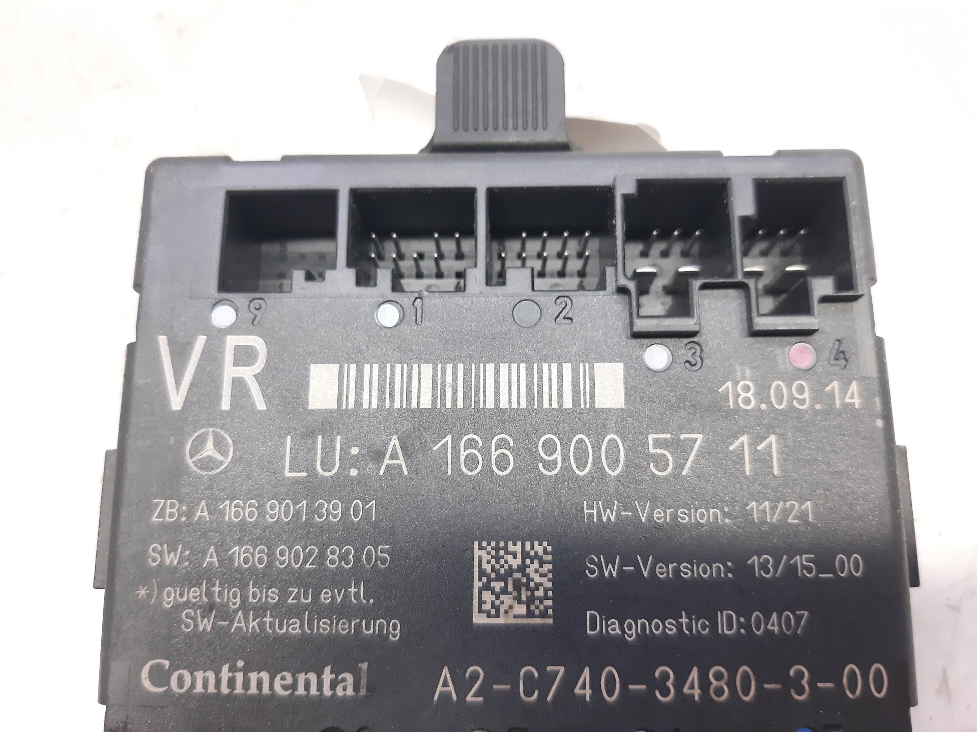 MERCEDES-BENZ M-Class W166 (2011-2015) Comfort Control Unit A1669005711 24074043