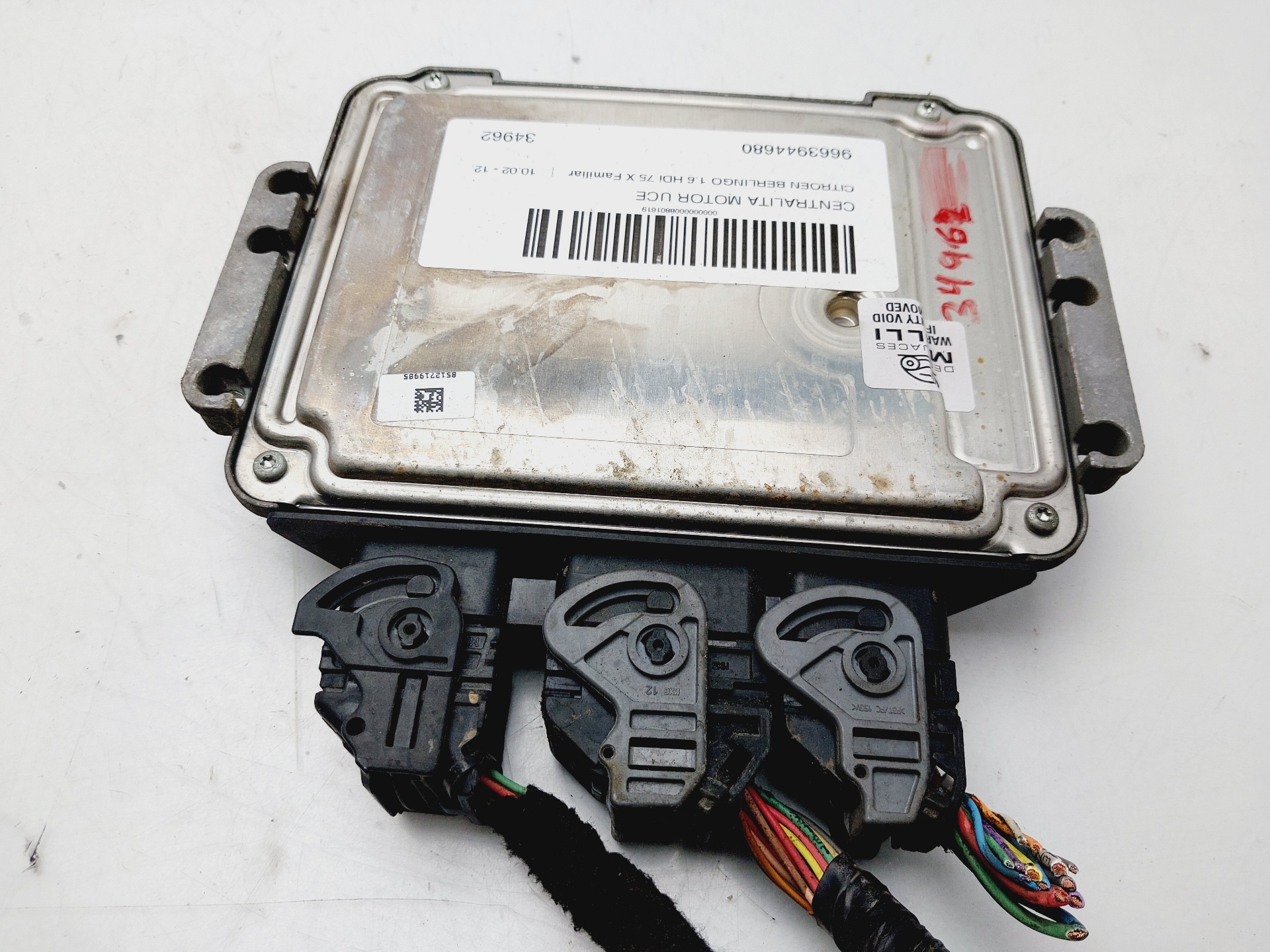 CITROËN Engine Control Unit ECU 9663944680 25584800