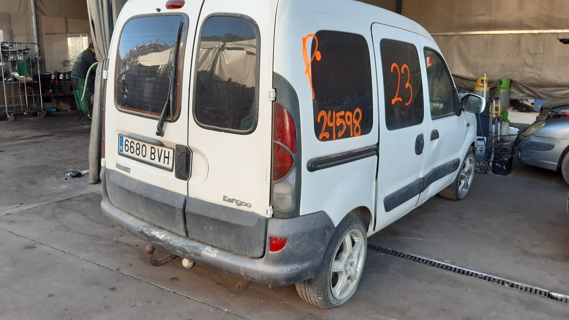 RENAULT Kangoo 1 generation (1998-2009) Labais aizmugures iekšējais atvēršanas rokturis 7700303503 24130531