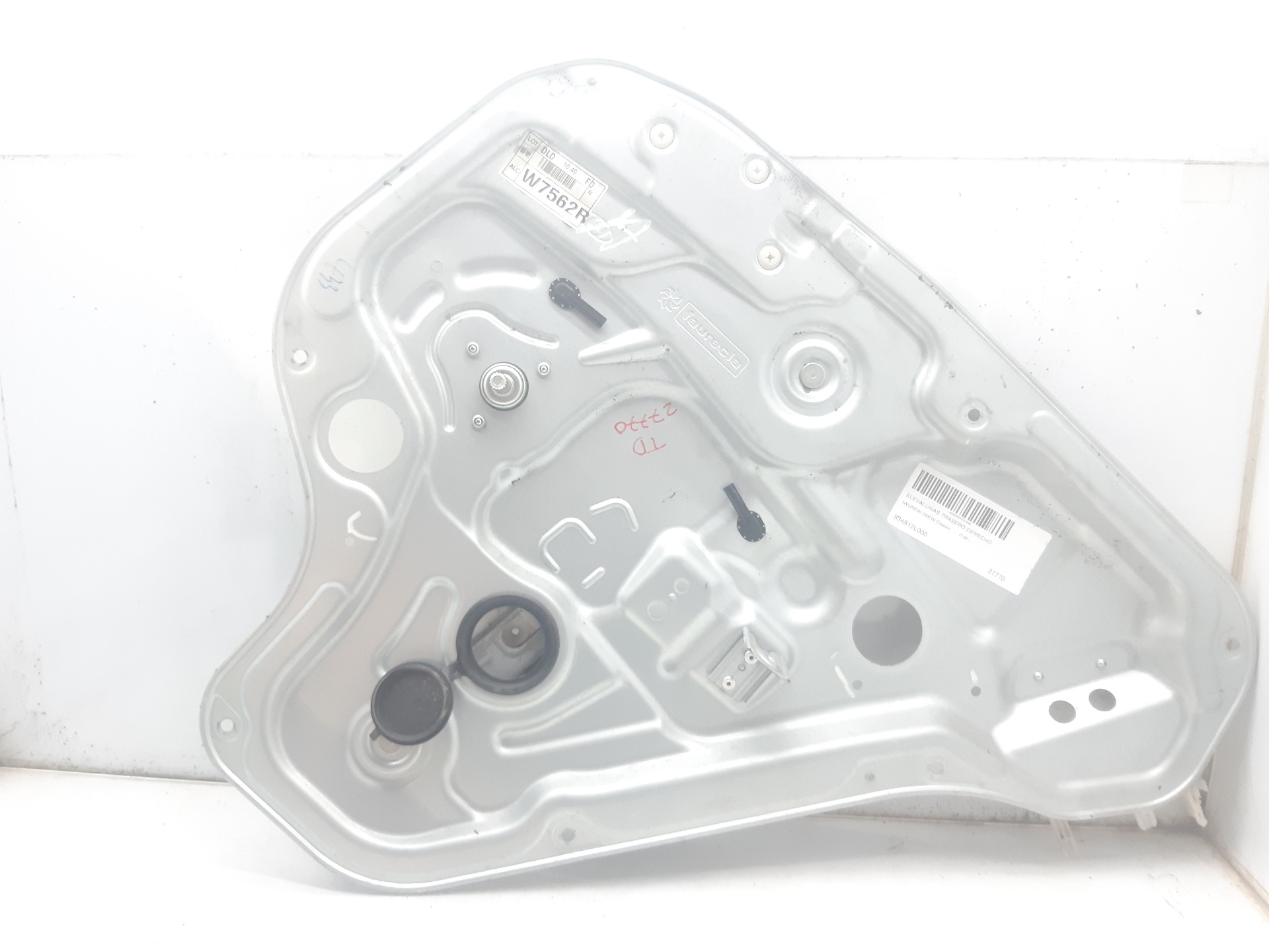 HYUNDAI i30 FD (1 generation) (2007-2012) Rear Right Door Window Regulator 834812L000 22416649