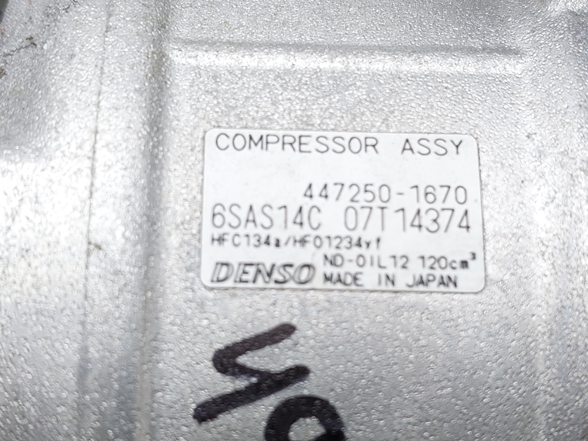 MERCEDES-BENZ A-Class W176 (2012-2018) Hасос кондиционера 4472501670 22471747