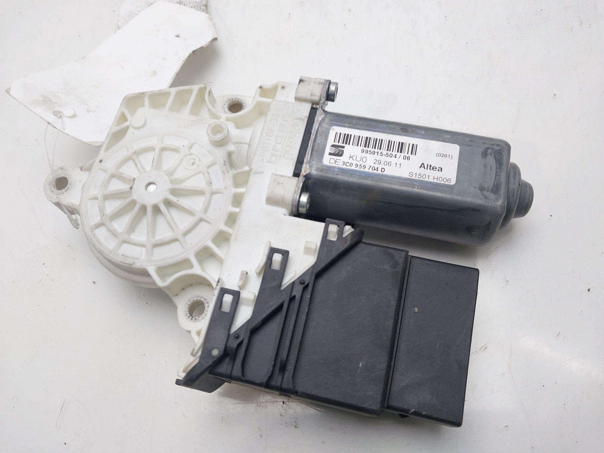 SEAT Toledo 3 generation (2004-2010) Rear Right Door Window Control Motor 3C0959704D 22636992