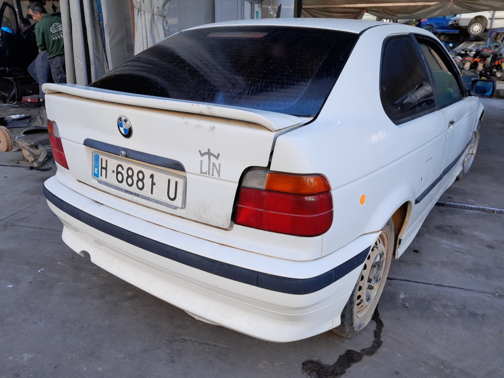 BMW 3 Series E36 (1990-2000) Бампер задний 51128135363 22455757