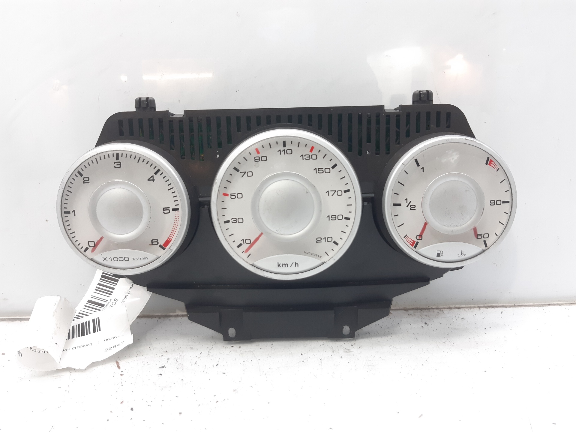 FIAT Ulysse 2 generation (2002-2010) Speedometer 1400613880 25247940