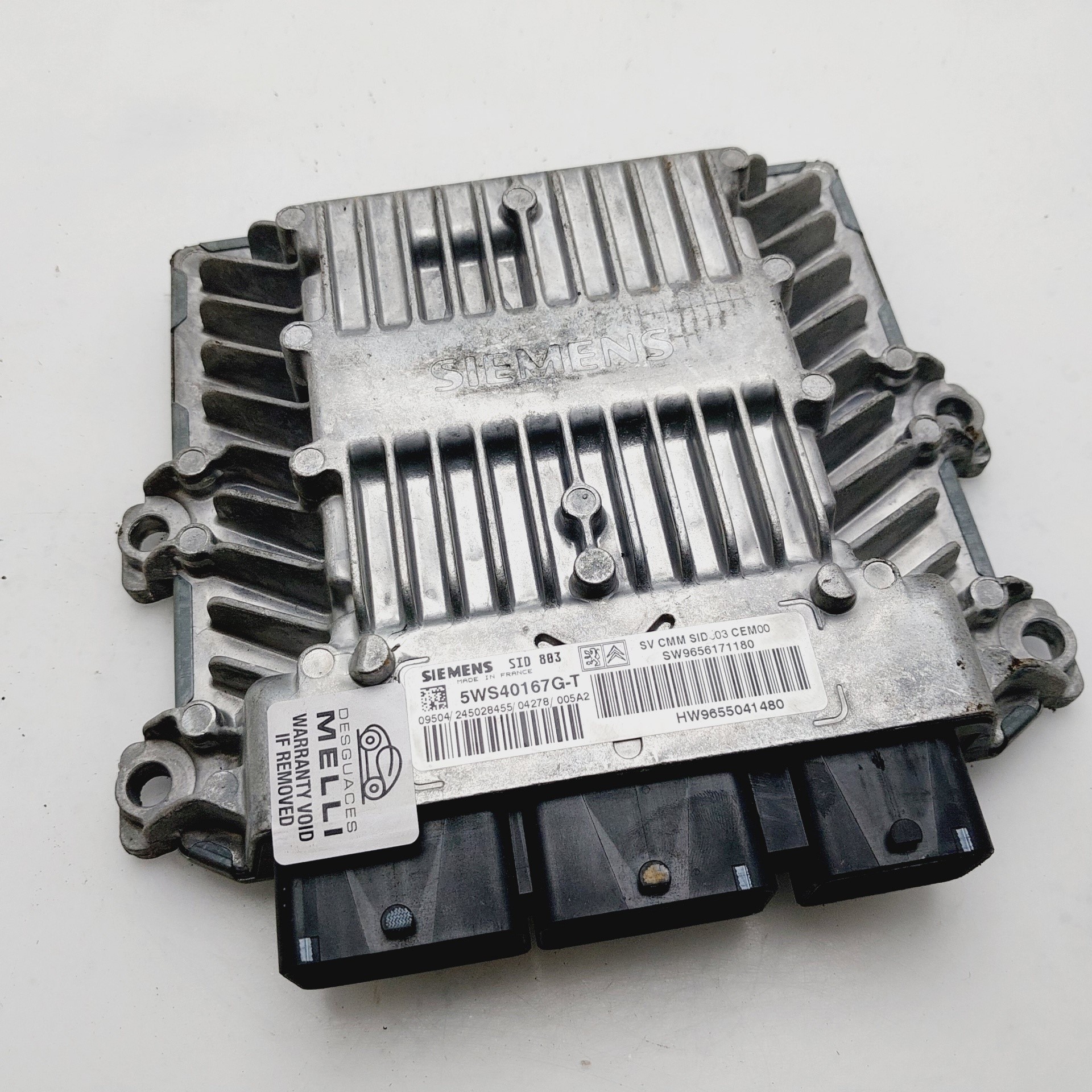 VAUXHALL 407 1 generation (2004-2010) Motora vadības bloks 9656171180 25224210