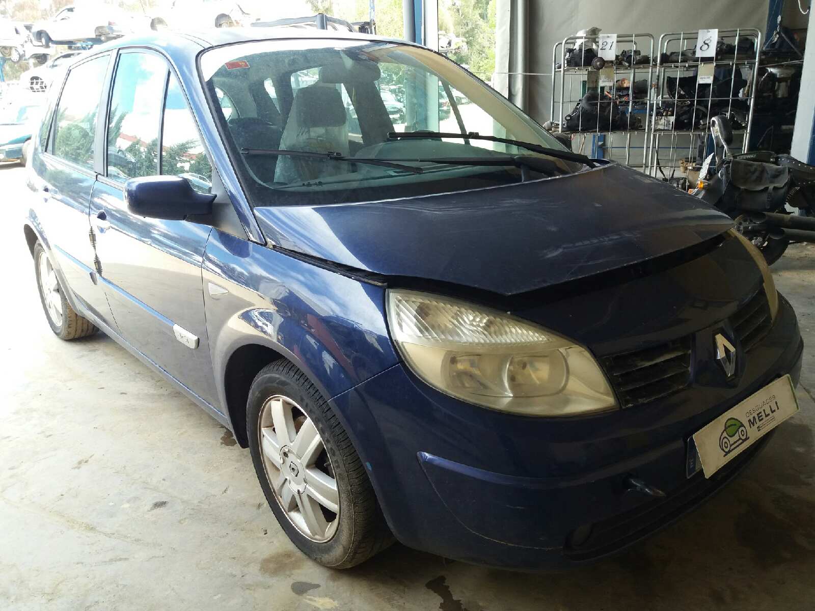 RENAULT Scenic 2 generation (2003-2010) Cadre de poignée intérieure de porte avant gauche 8200028487 20193226