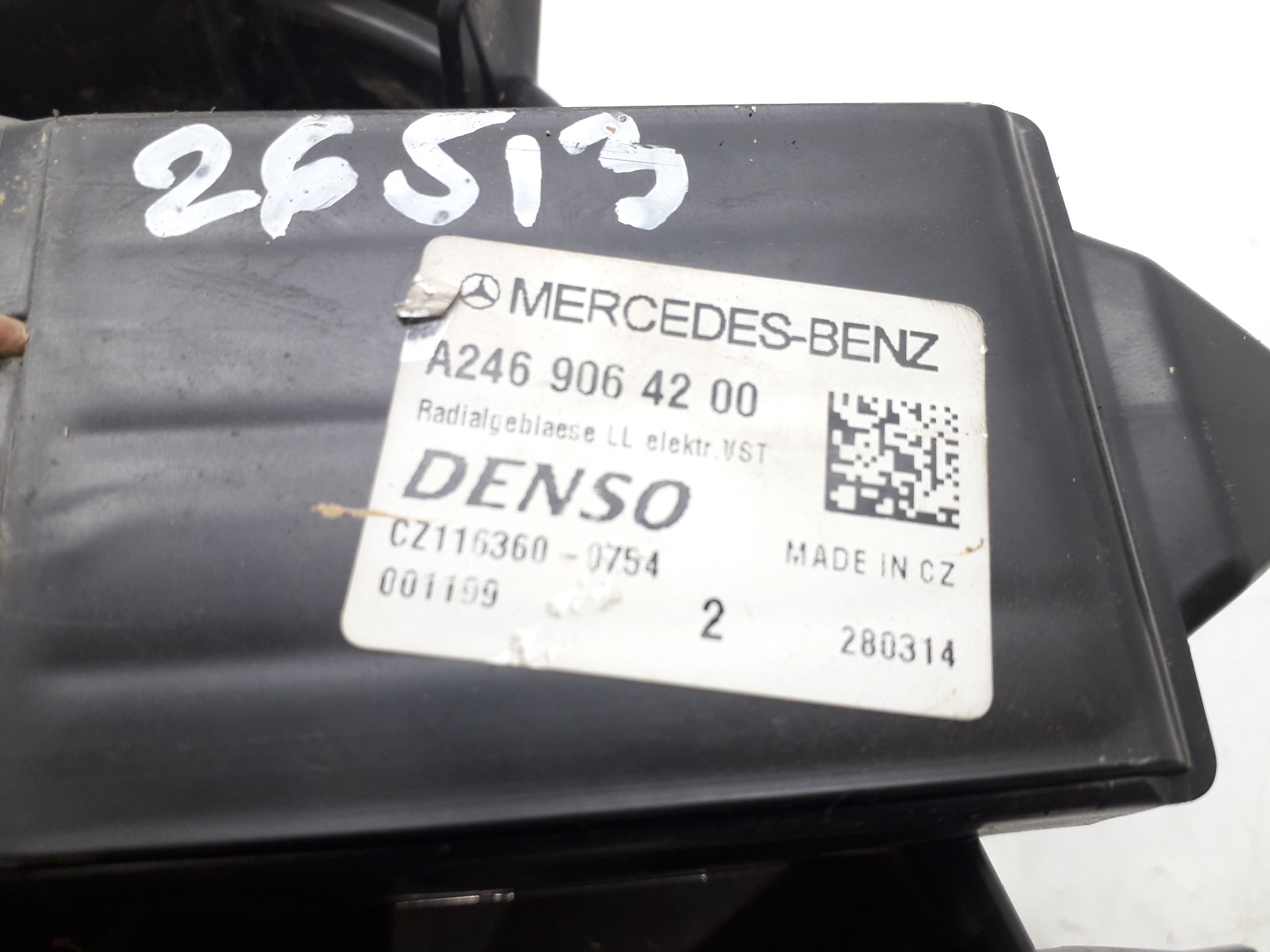 MERCEDES-BENZ A-Class W176 (2012-2018) Heater Blower Fan 2469064200 22284537