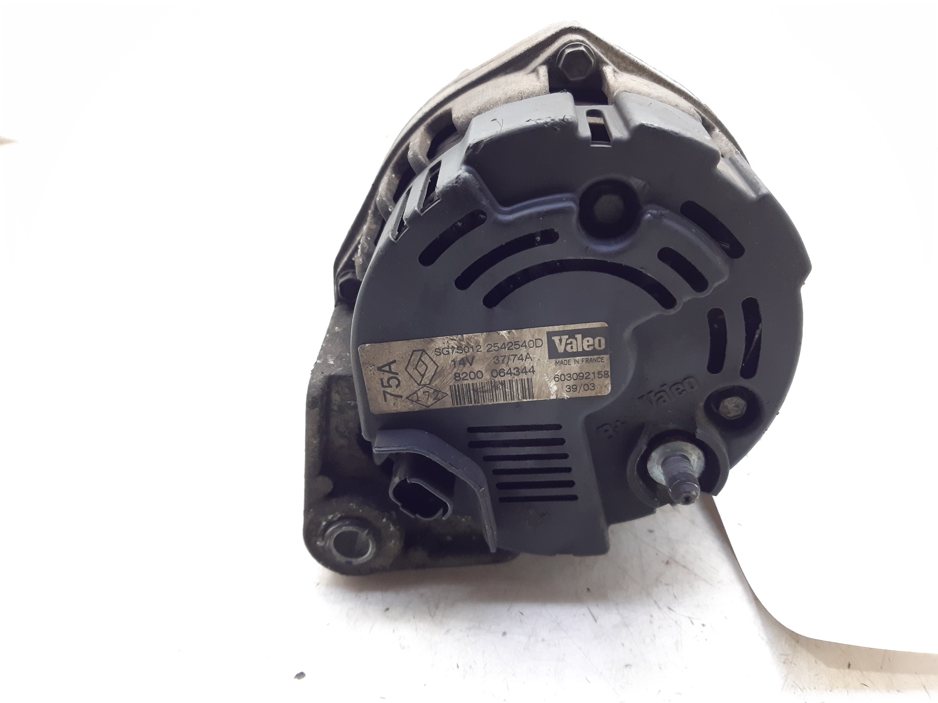 RENAULT Clio 2 generation (1998-2013) Alternator 8200064344 22026600