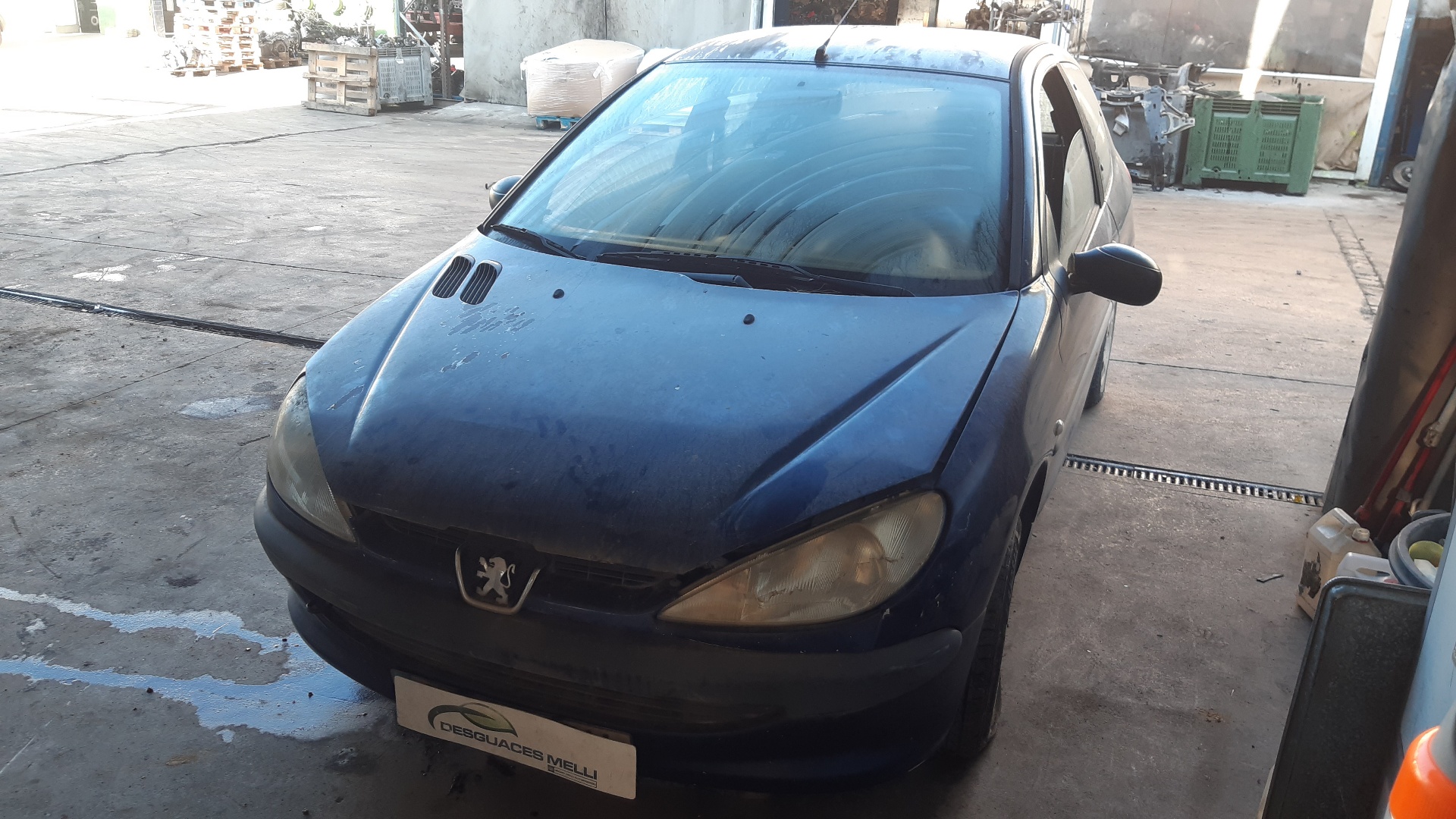 PEUGEOT 206 1 generation (1998-2009) Aizmugurējais buferis 7013L0 18800618