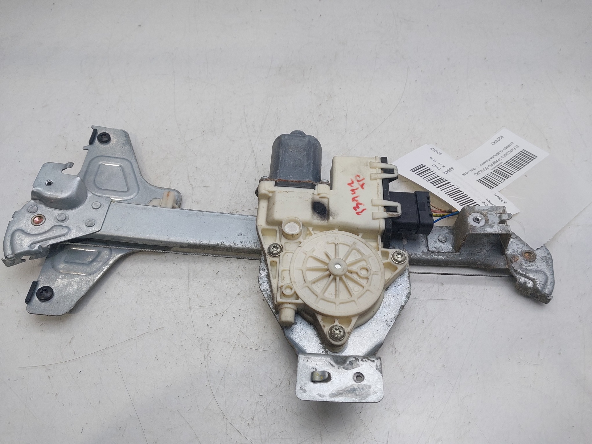 CITROËN C4 1 generation (2004-2011) Rear Right Door Window Regulator 9224H3 24758505