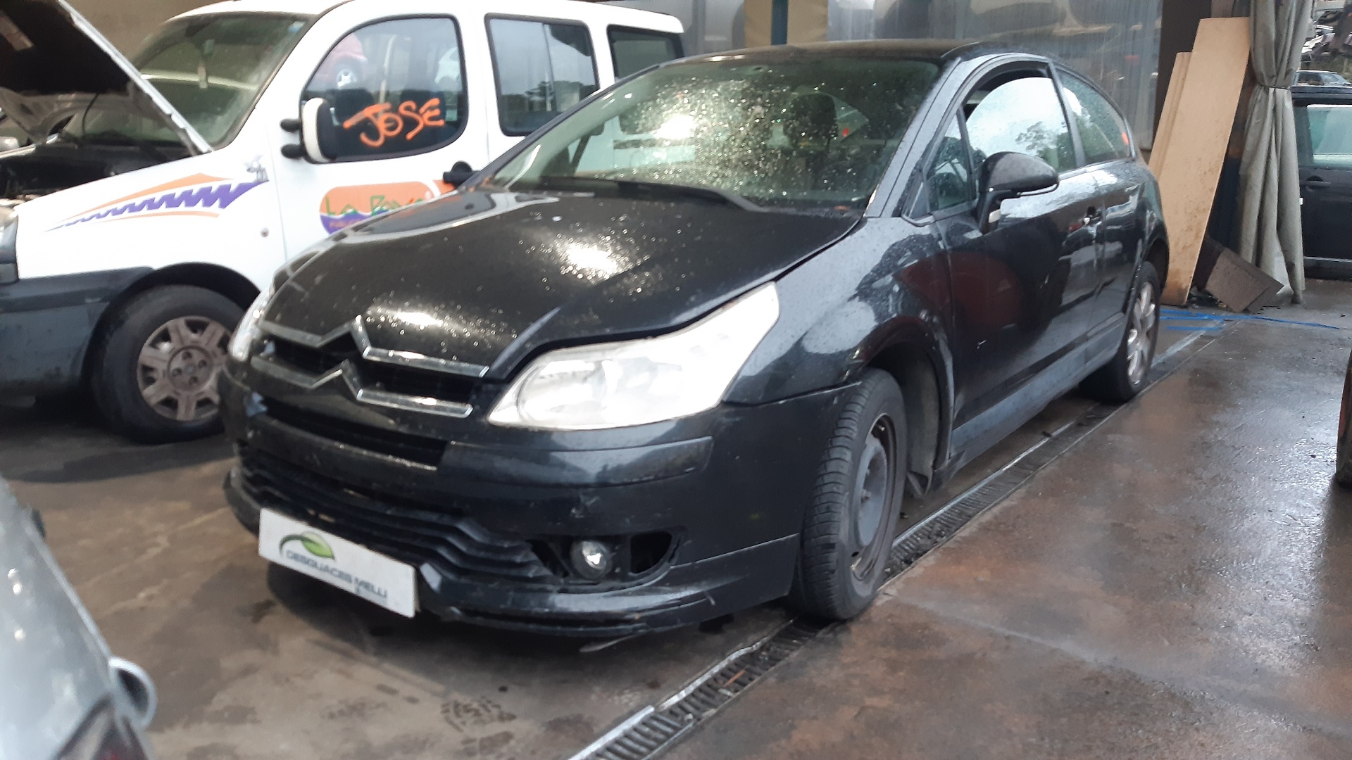 CITROËN C4 1 generation (2004-2011) Кронштейн ручки передней левой двери 96435311VD 18782376