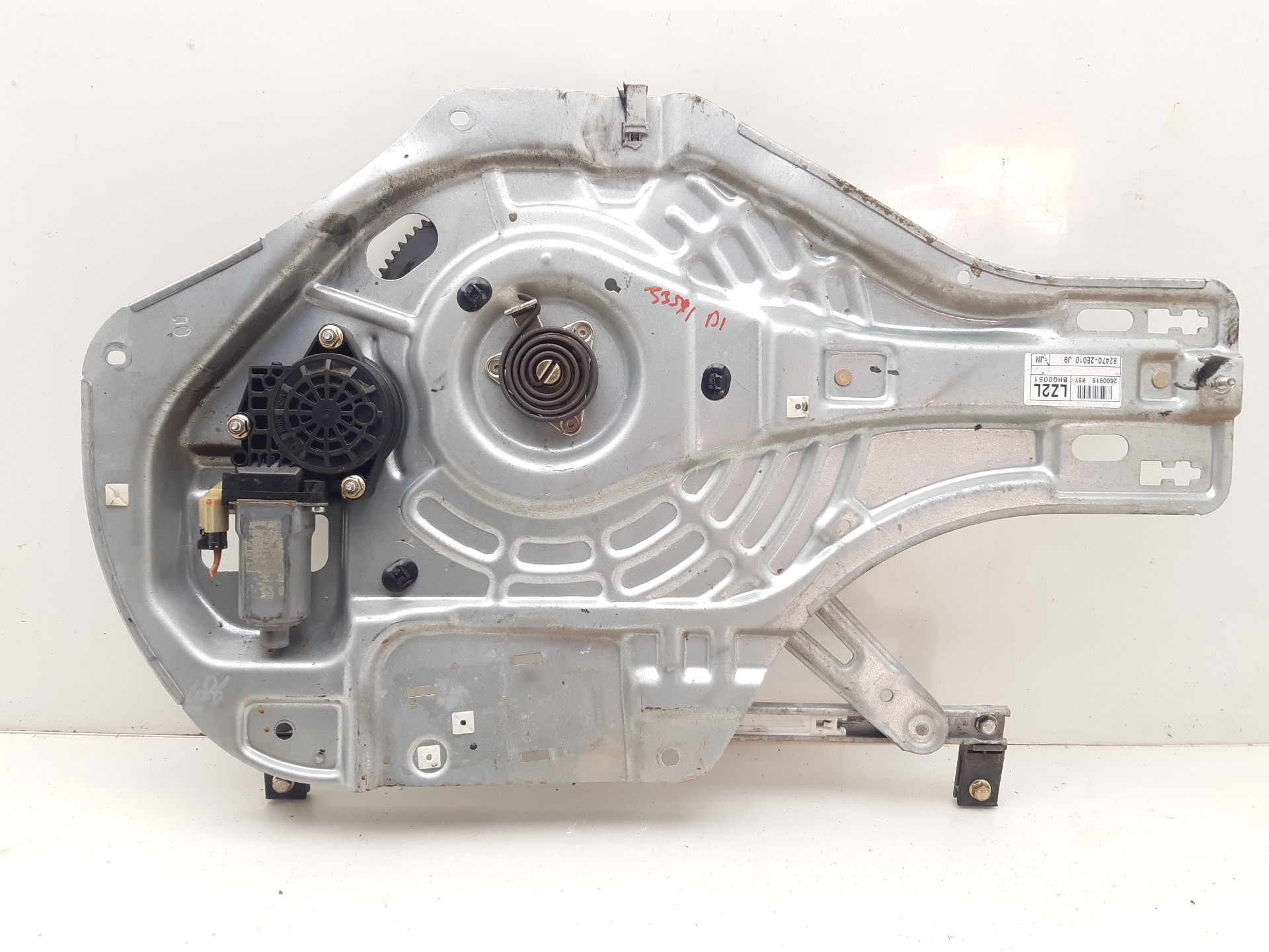 LANCIA Tucson 1 generation (2004-2010) Front Left Door Window Regulator 824702E010 23081000