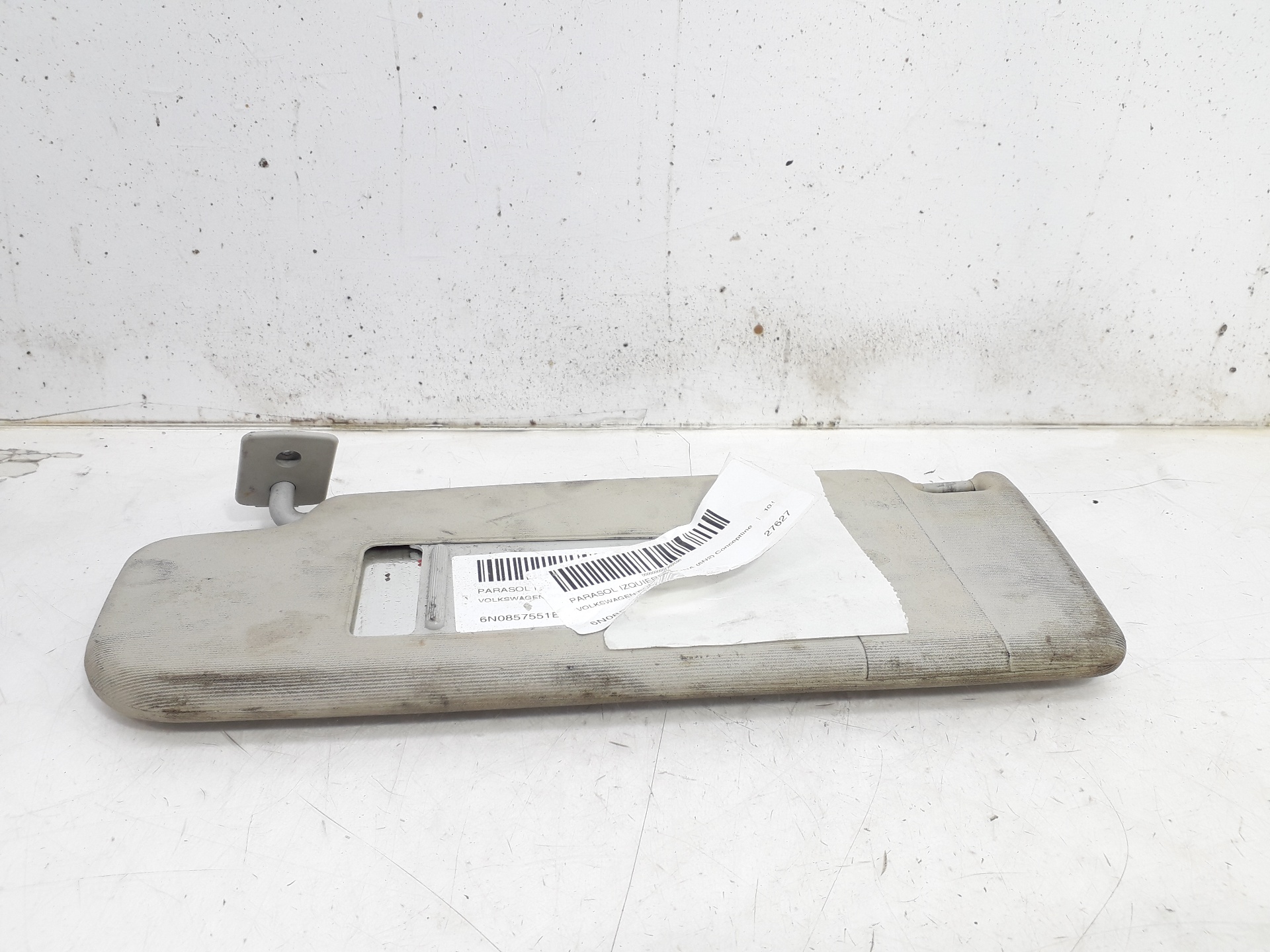 VAUXHALL Polo 3 generation (1994-2002) Left Side Sun Visor 6N0857551E 18789401