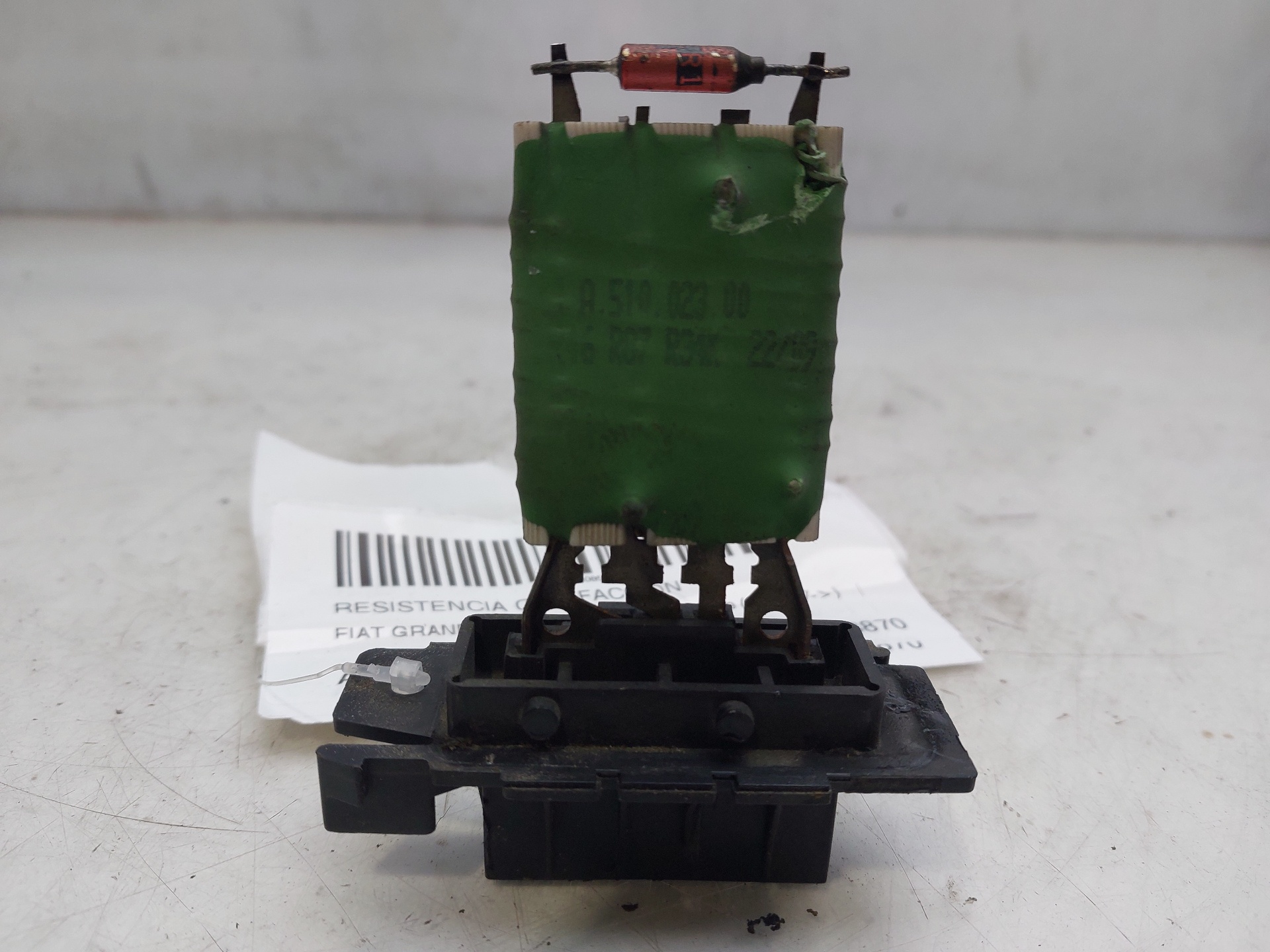 FIAT Punto 3 generation (2005-2020) Interior Heater Resistor A51002300 23669272